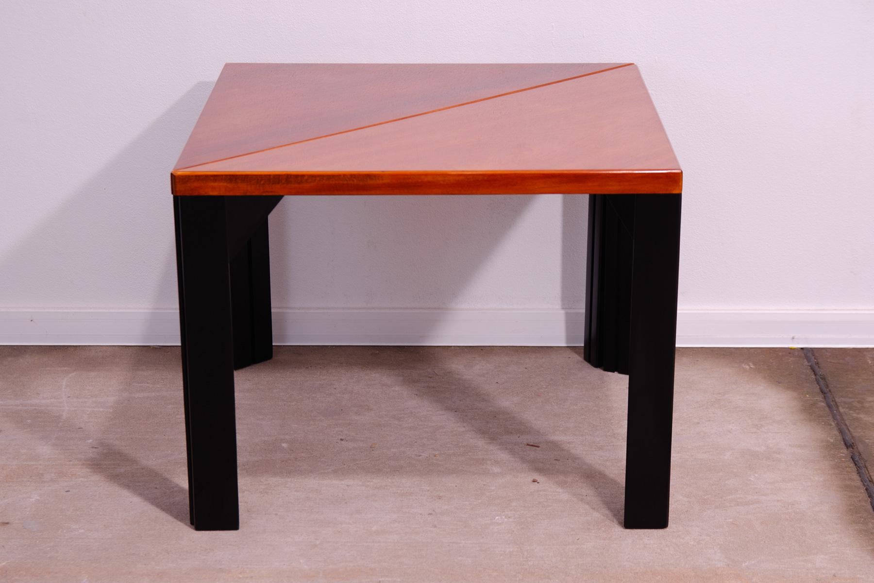 Modular folding coffee table, 1970s, Central Europe For Sale 4