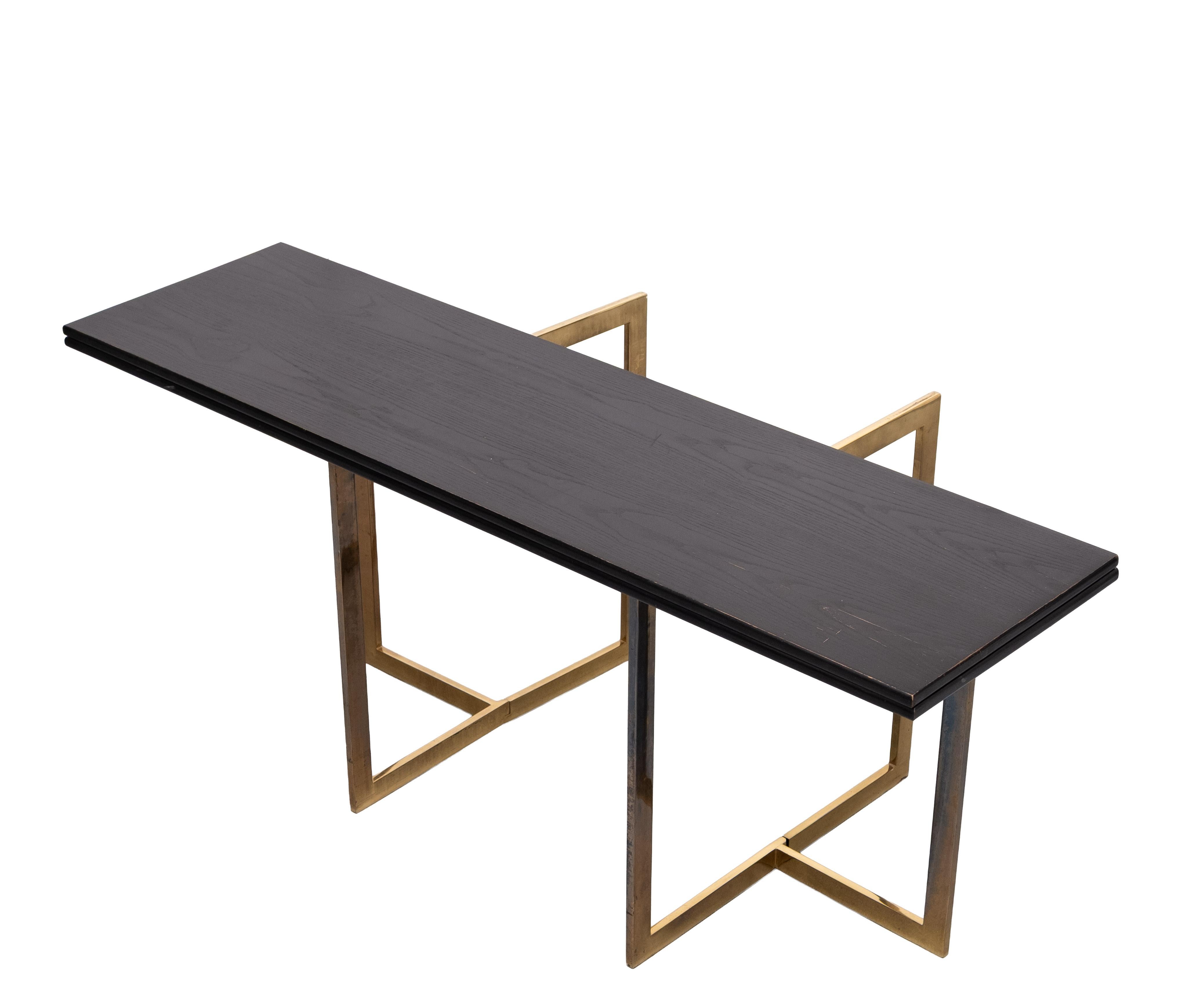 Modular folding out console table, 1970 Italy For Sale 10