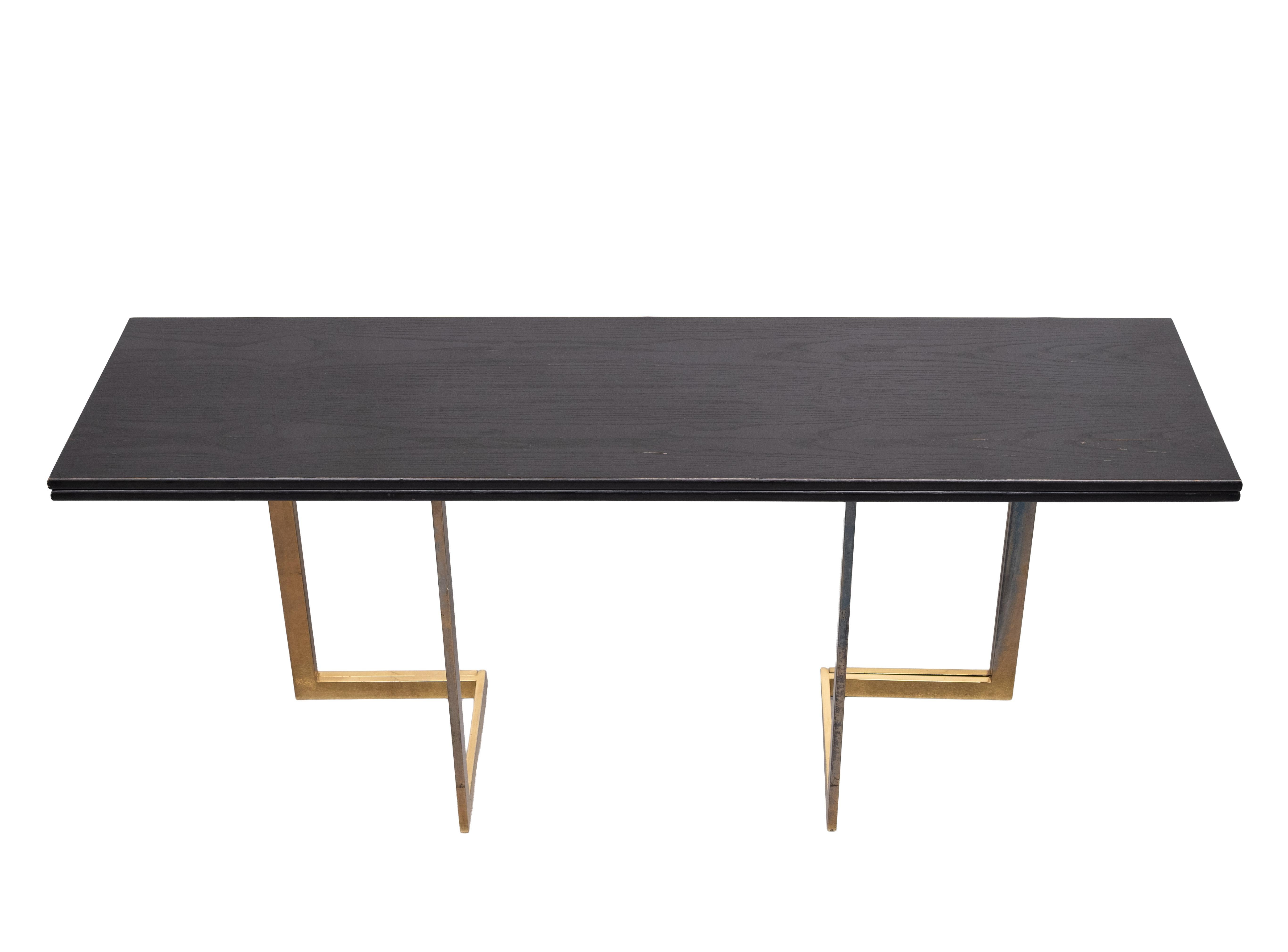 Italian Modular folding out console table, 1970 Italy For Sale