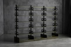 Modular Freestanding Shelving System, France, 1950s