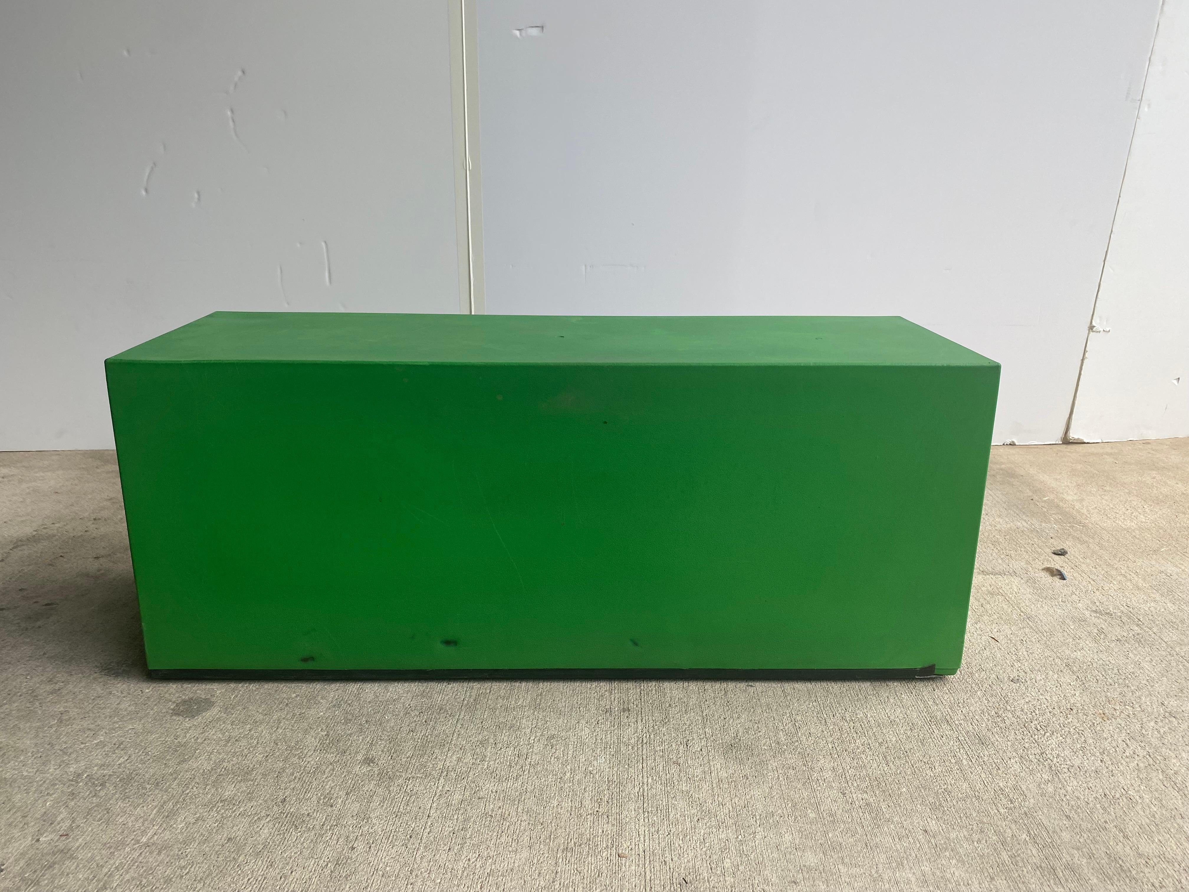 Modular Green Tables by Bellini for B&B Italia, 1968, Set of 3 7
