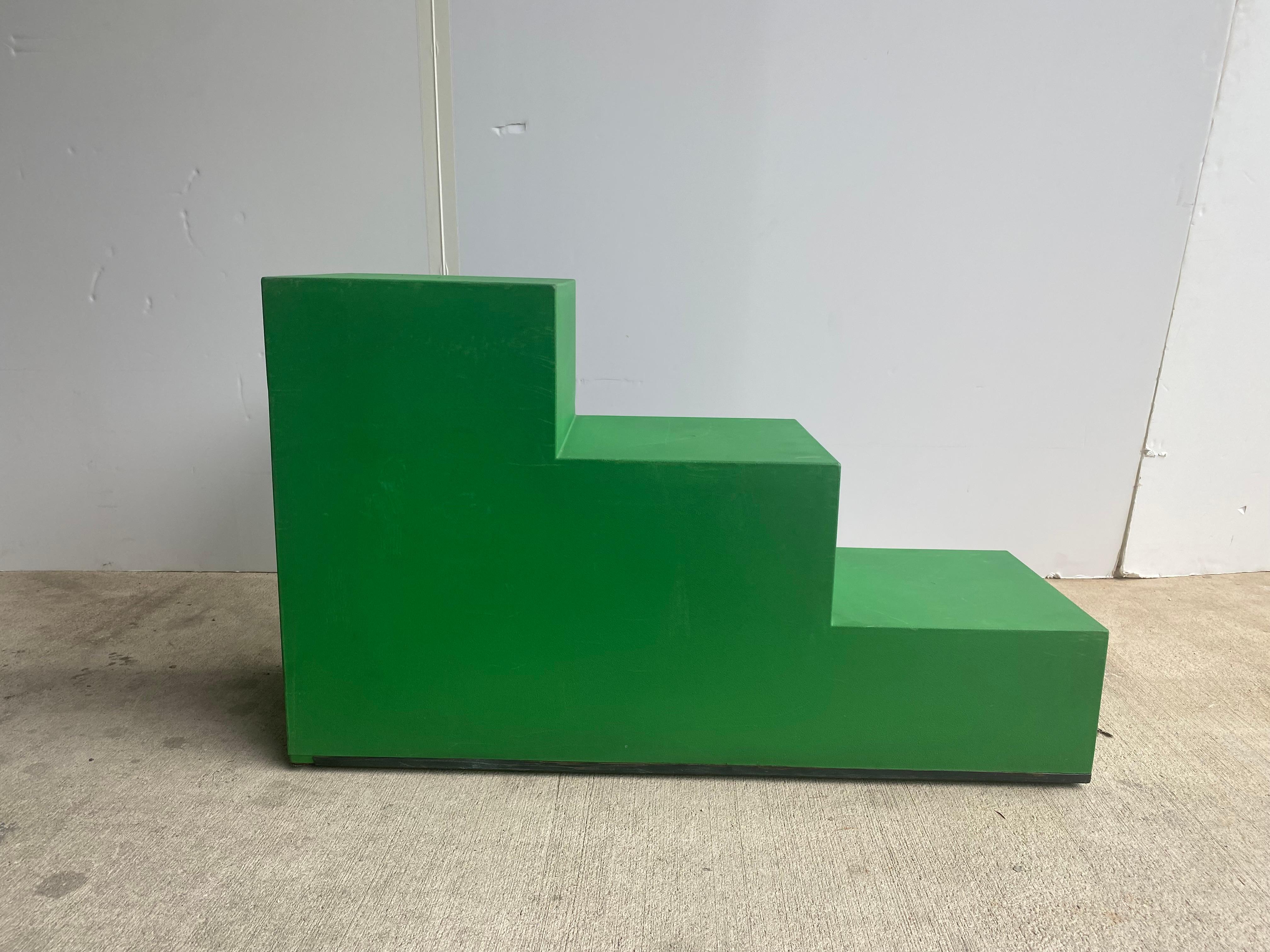 Modular Green Tables by Bellini for B&B Italia, 1968, Set of 3 1