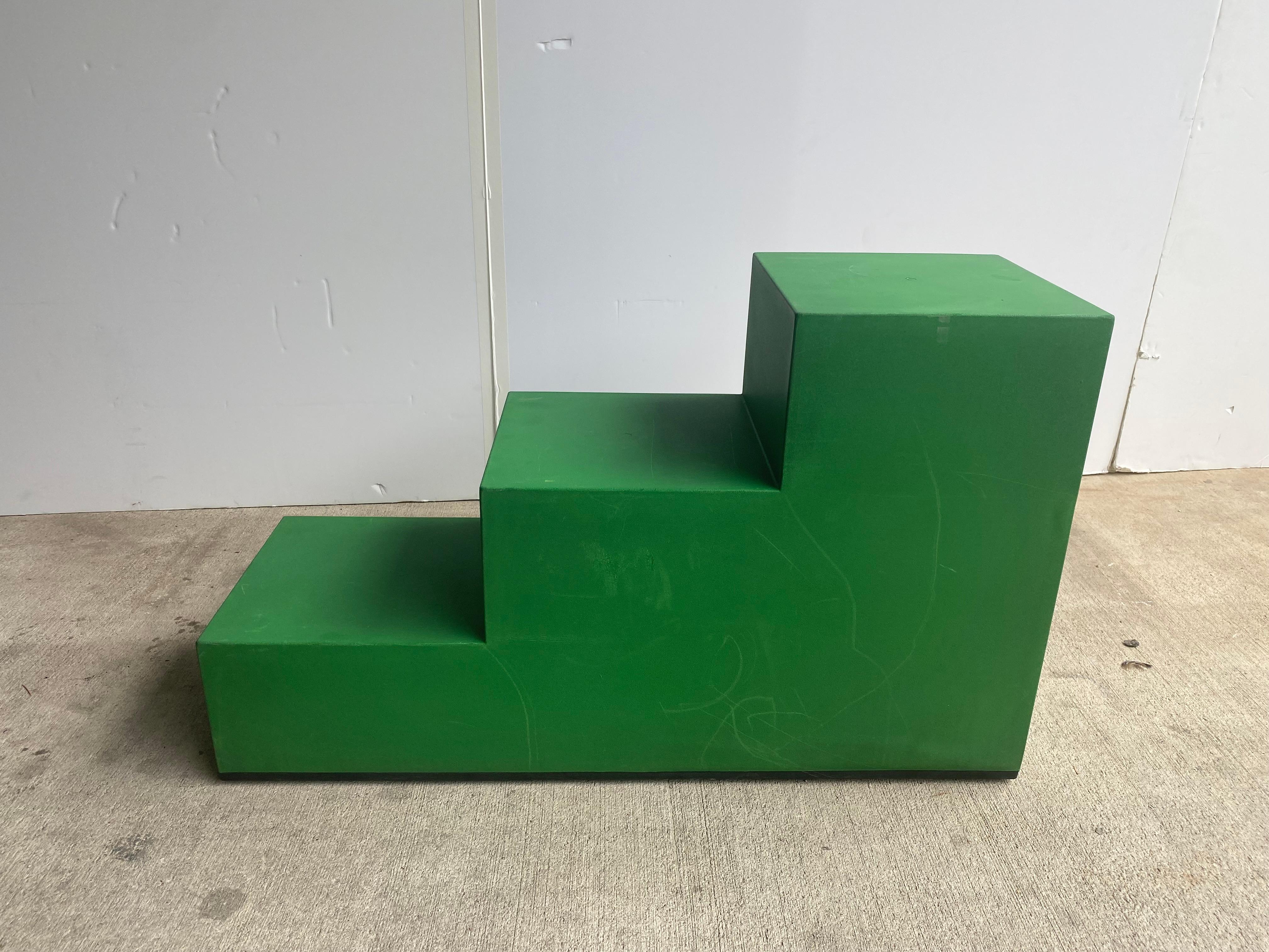 Modular Green Tables by Bellini for B&B Italia, 1968, Set of 3 2