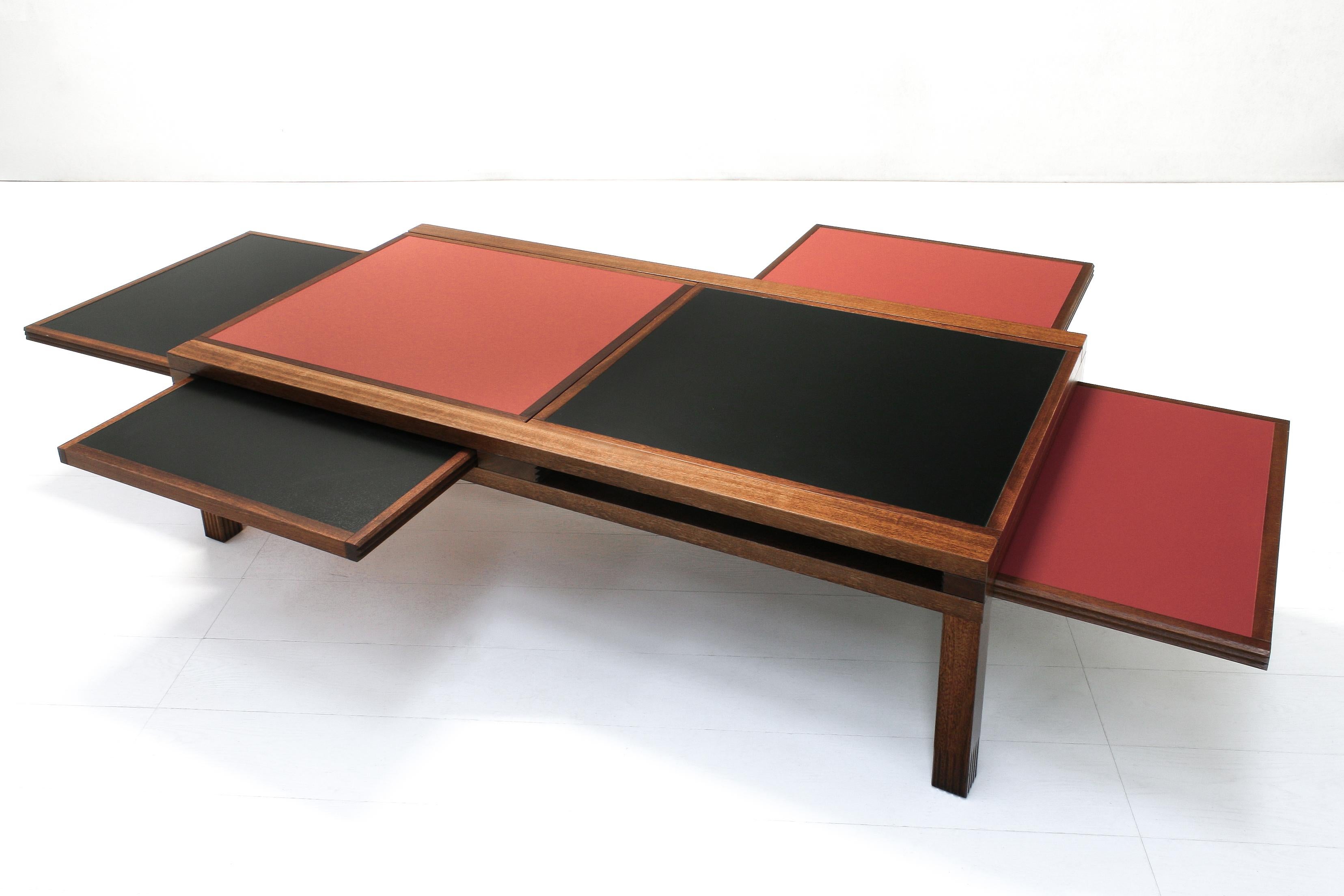 Post-Modern Modular Hexa Coffee Table by Bernard Vuarnesson for Bellato, 1980s For Sale