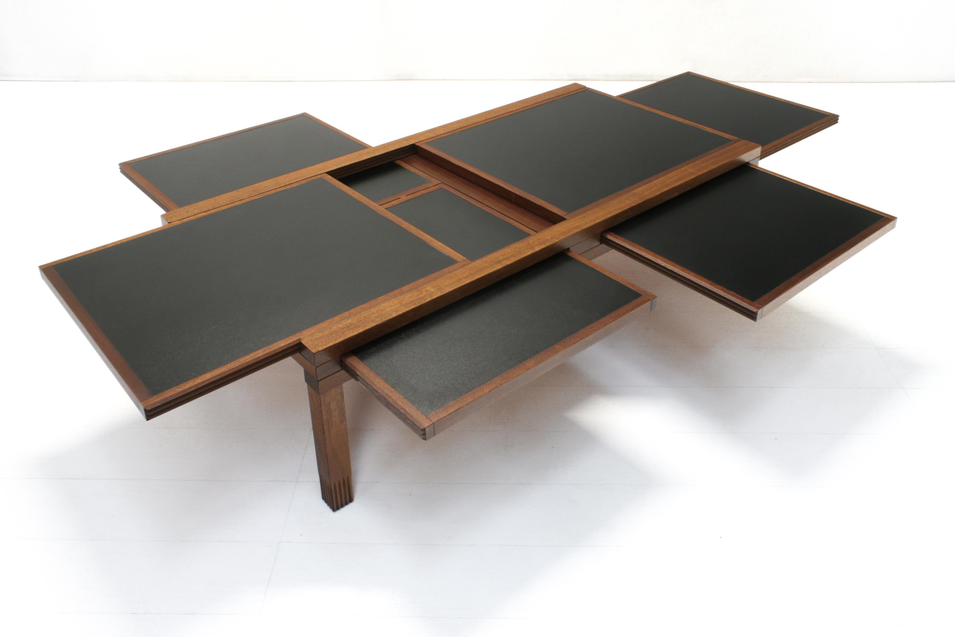 20ième siècle Table basse hexa modulaire de Bernard Vuarnesson pour Bellato, années 1980 en vente