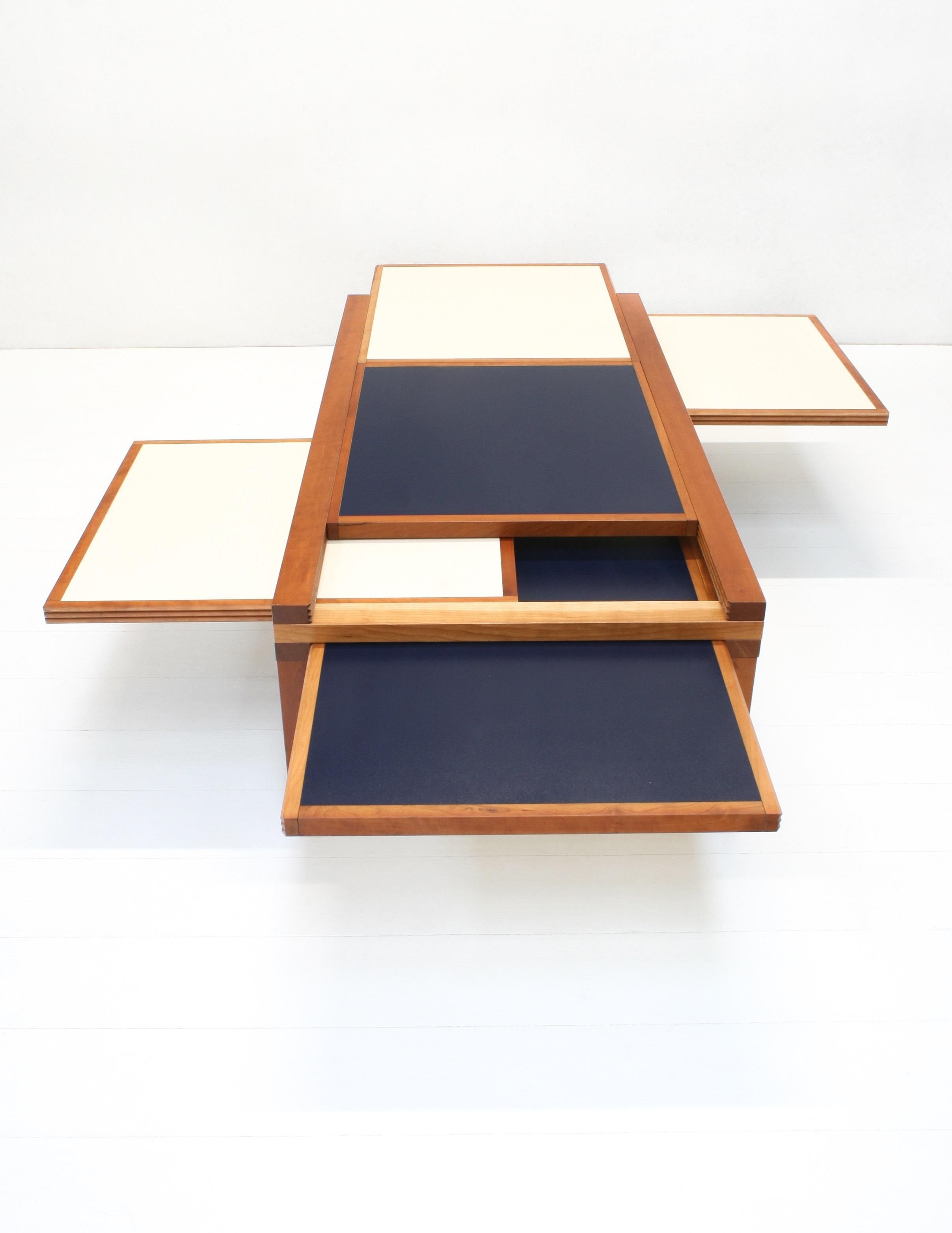20ième siècle Table basse hexa modulaire de Bernard Vuarnesson pour Bellato