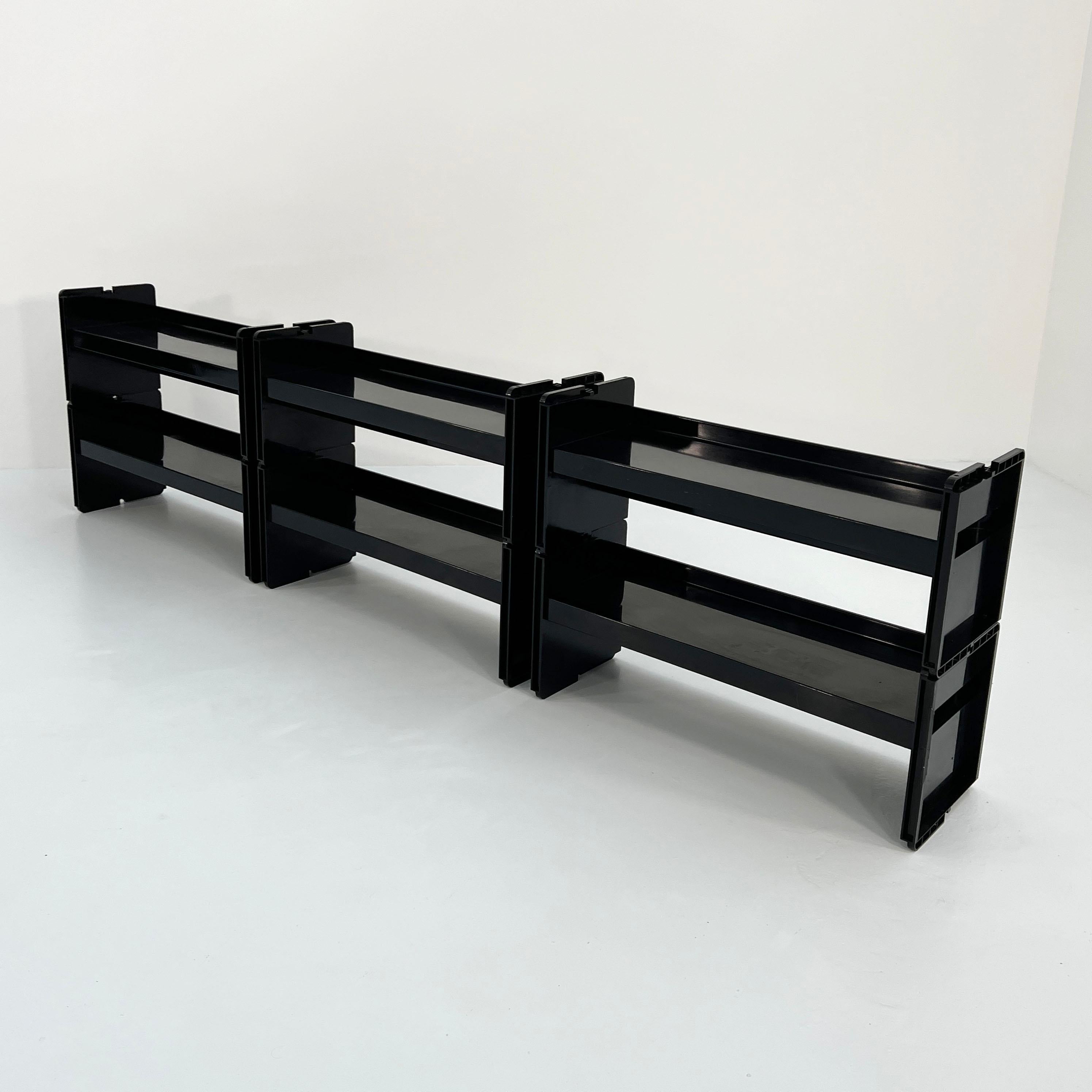 Modular Jeep Bookcase by De Pas, D'Urbino and Lomazzi for BBB, 1970s In Good Condition For Sale In Ixelles, Bruxelles