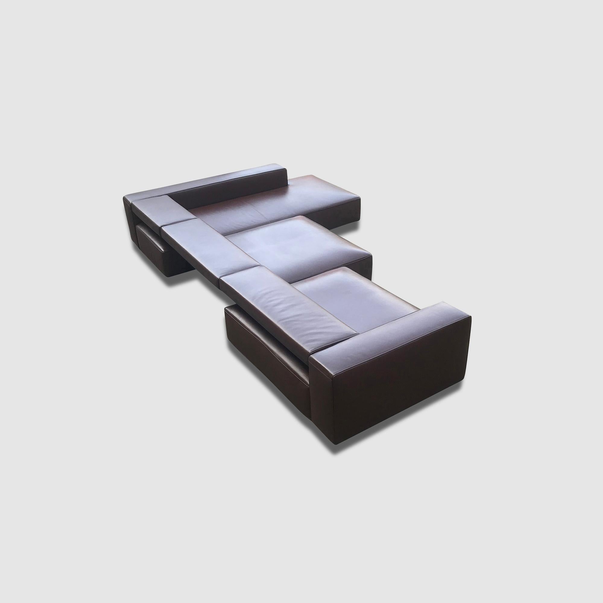 Modular Leather Andy Landscape Sofa by Paolo Piva for B&B Italia 2013 6