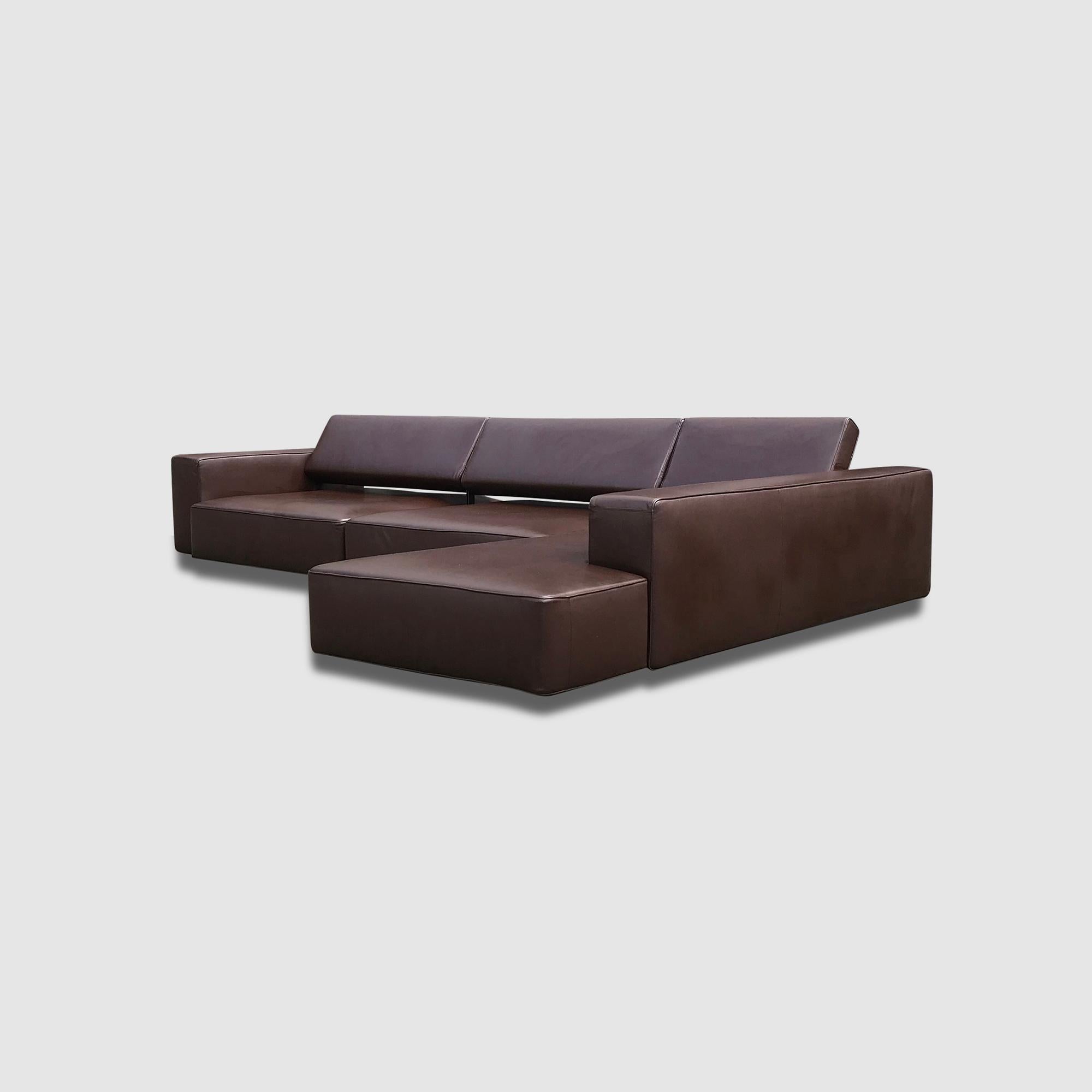 Modular Leather Andy Landscape Sofa by Paolo Piva for B&B Italia 2013 9