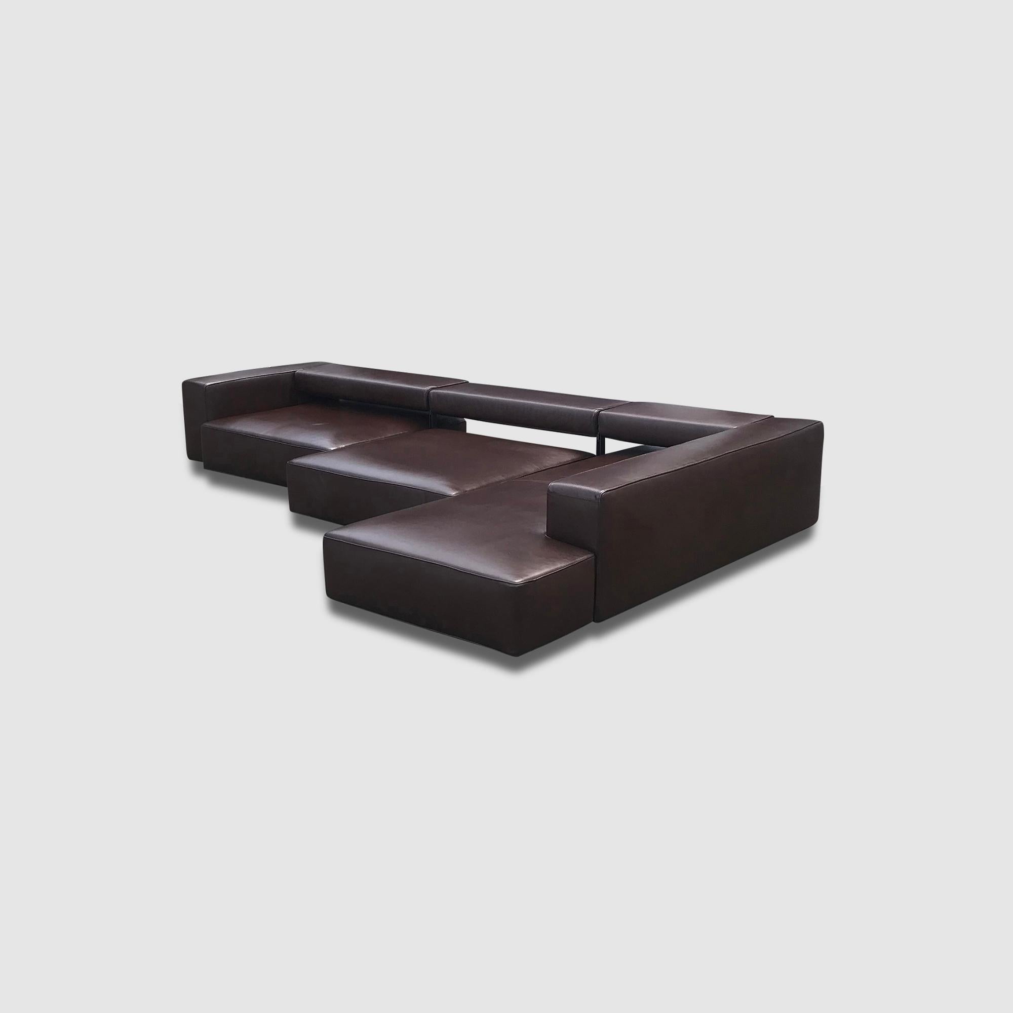 Modular Leather Andy Landscape Sofa by Paolo Piva for B&B Italia 2013 10
