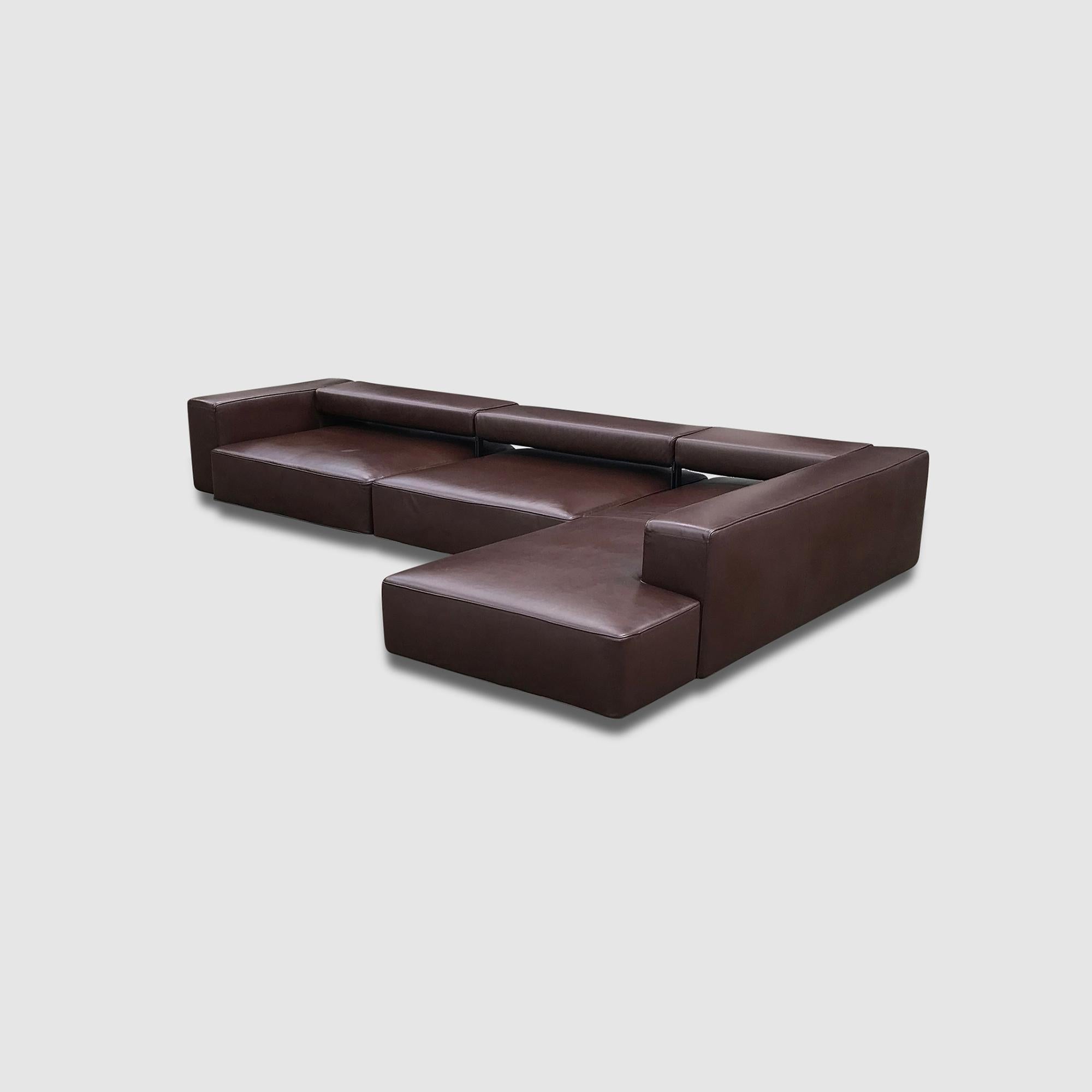 Modular Leather Andy Landscape Sofa by Paolo Piva for B&B Italia 2013 1