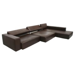 Modular Leather Andy Landscape Sofa by Paolo Piva for B&B Italia