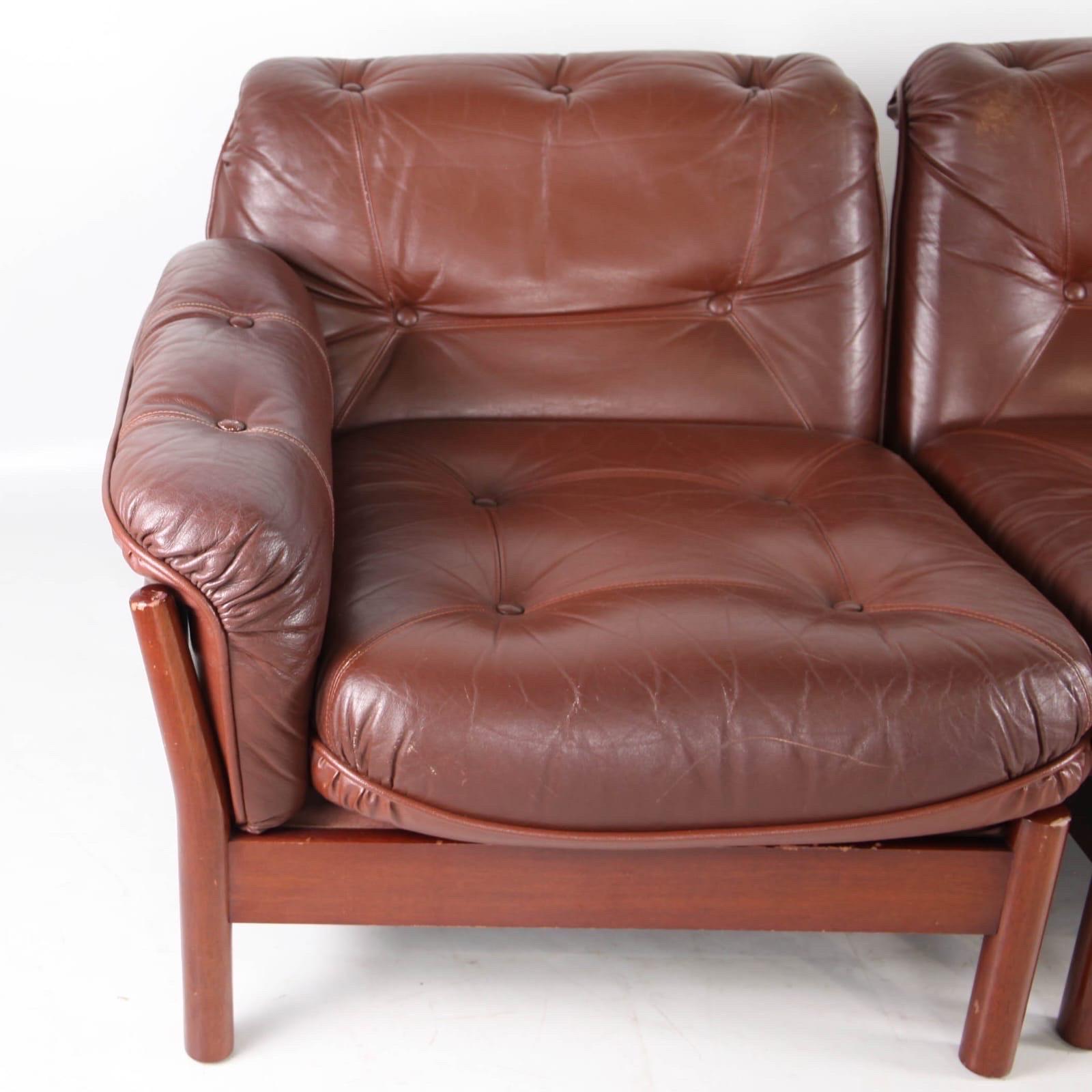Sofá modular de piel en Bueno estado para la venta en Isle Sur Sorgue, FR
