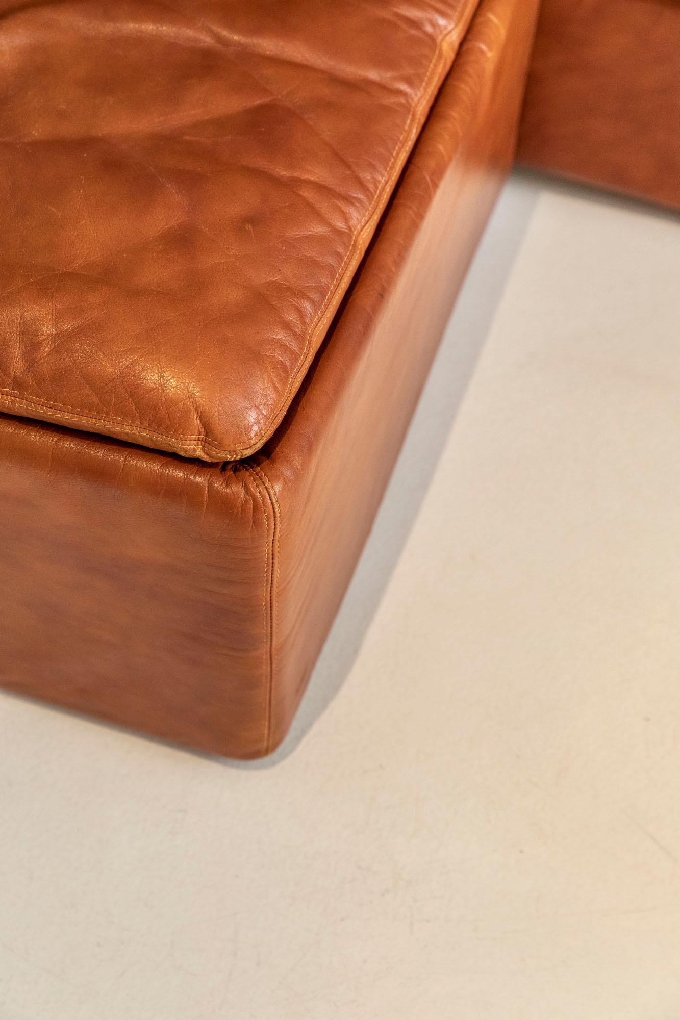 Modular Leather Sofas by Claudio Salocchi for Sormani 1