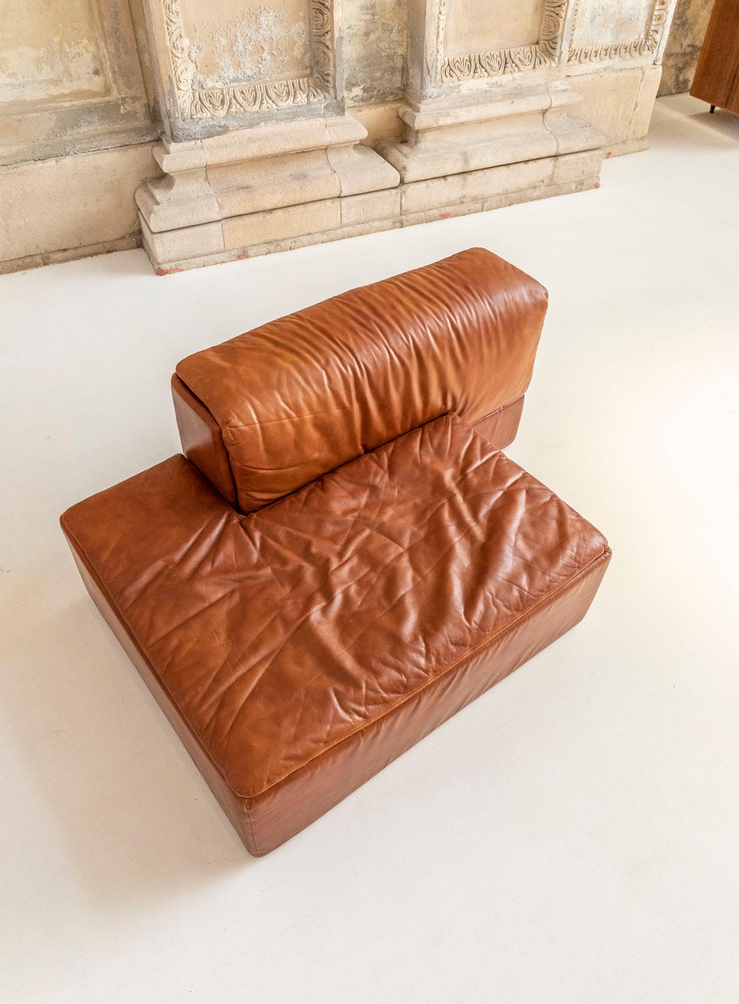 Modular Leather Sofas by Claudio Salocchi for Sormani 6