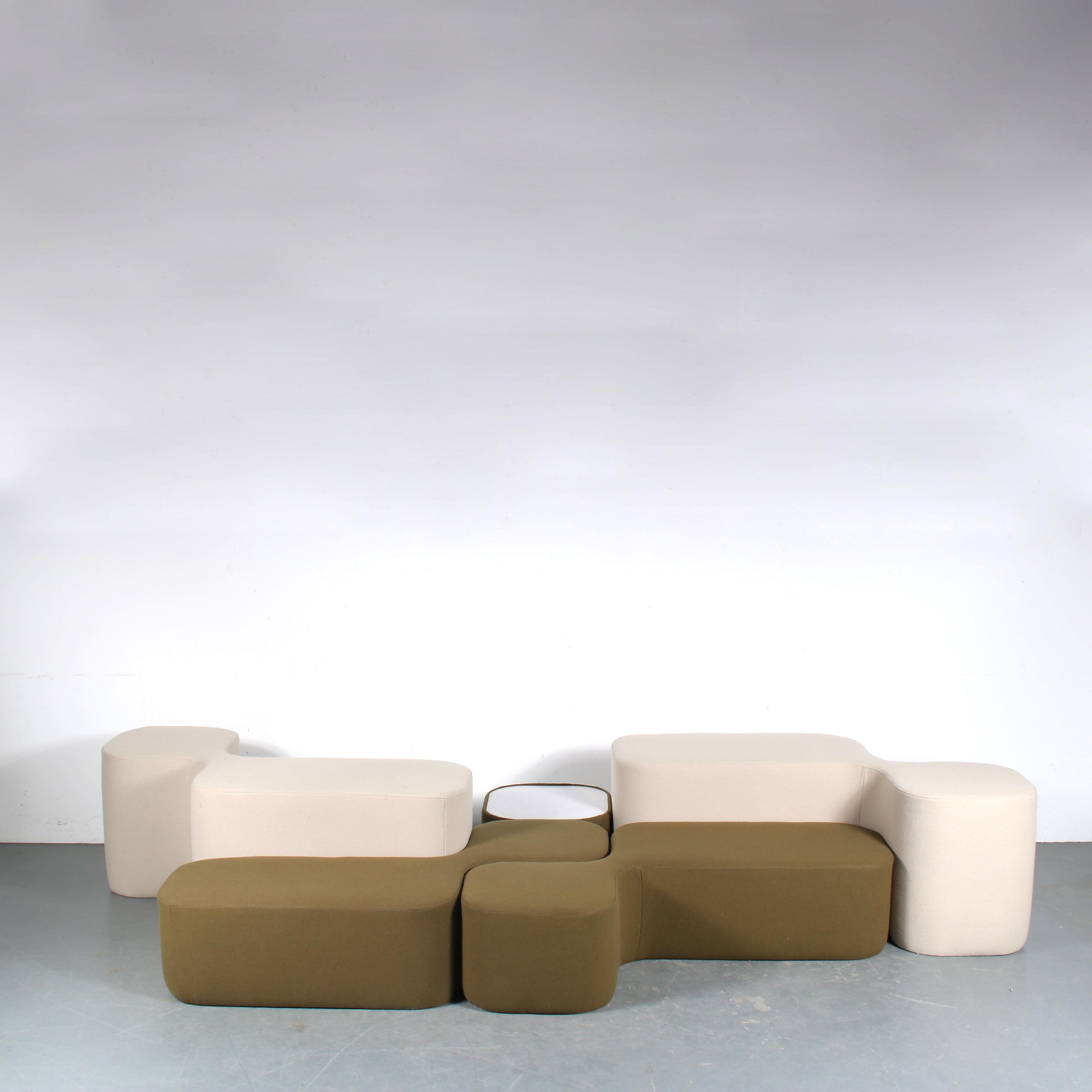 Late 20th Century Modular Living Room Set in Pierre Cardin Style, Italy, 1970 For Sale