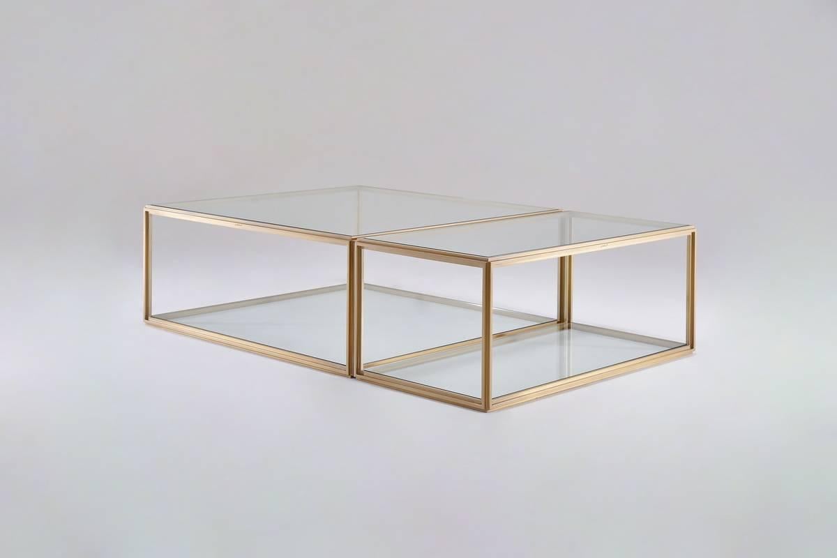 modular brass desk