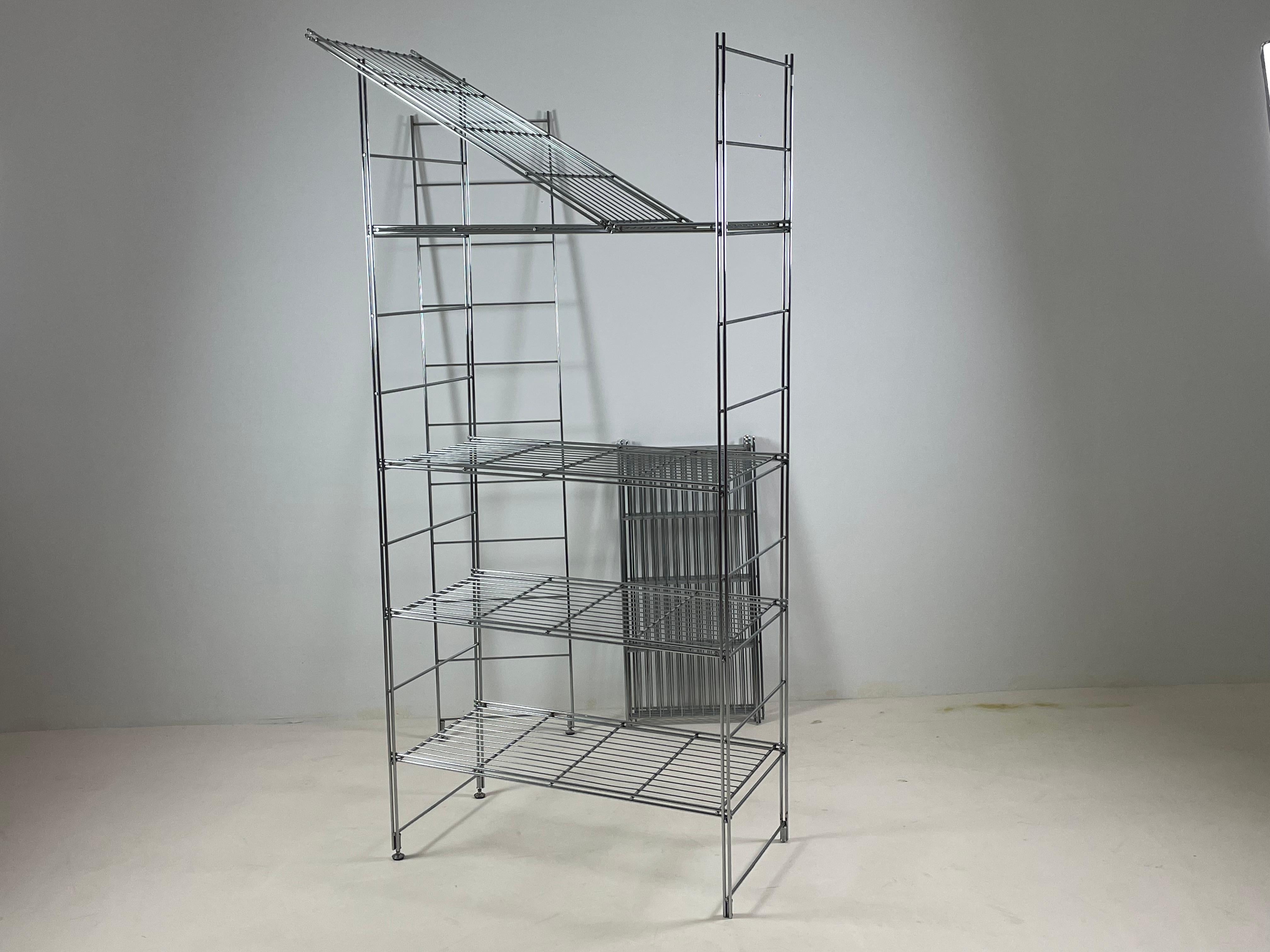 Svedese Scaffale modulare in metallo di Niels Gammelgaard, anni '80 in vendita