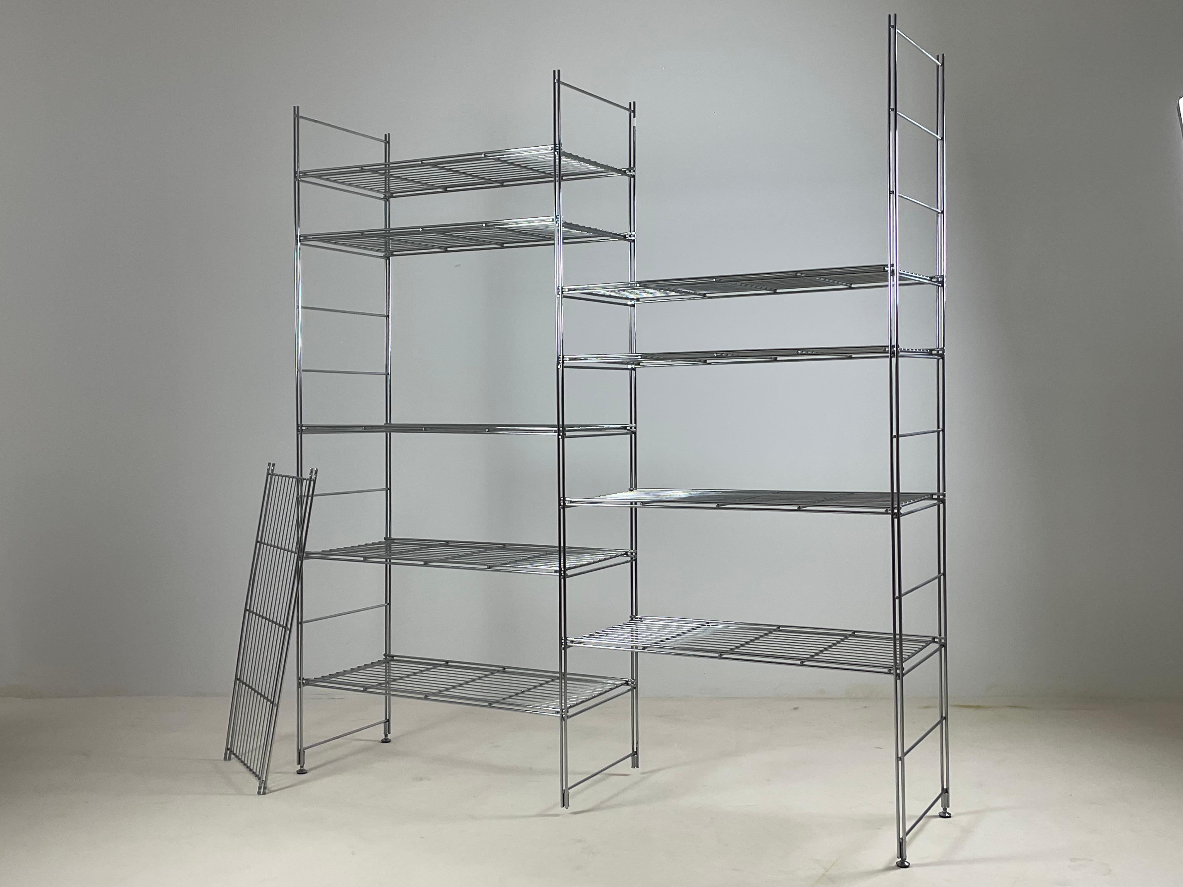 XX secolo Scaffale modulare in metallo di Niels Gammelgaard, anni '80 in vendita