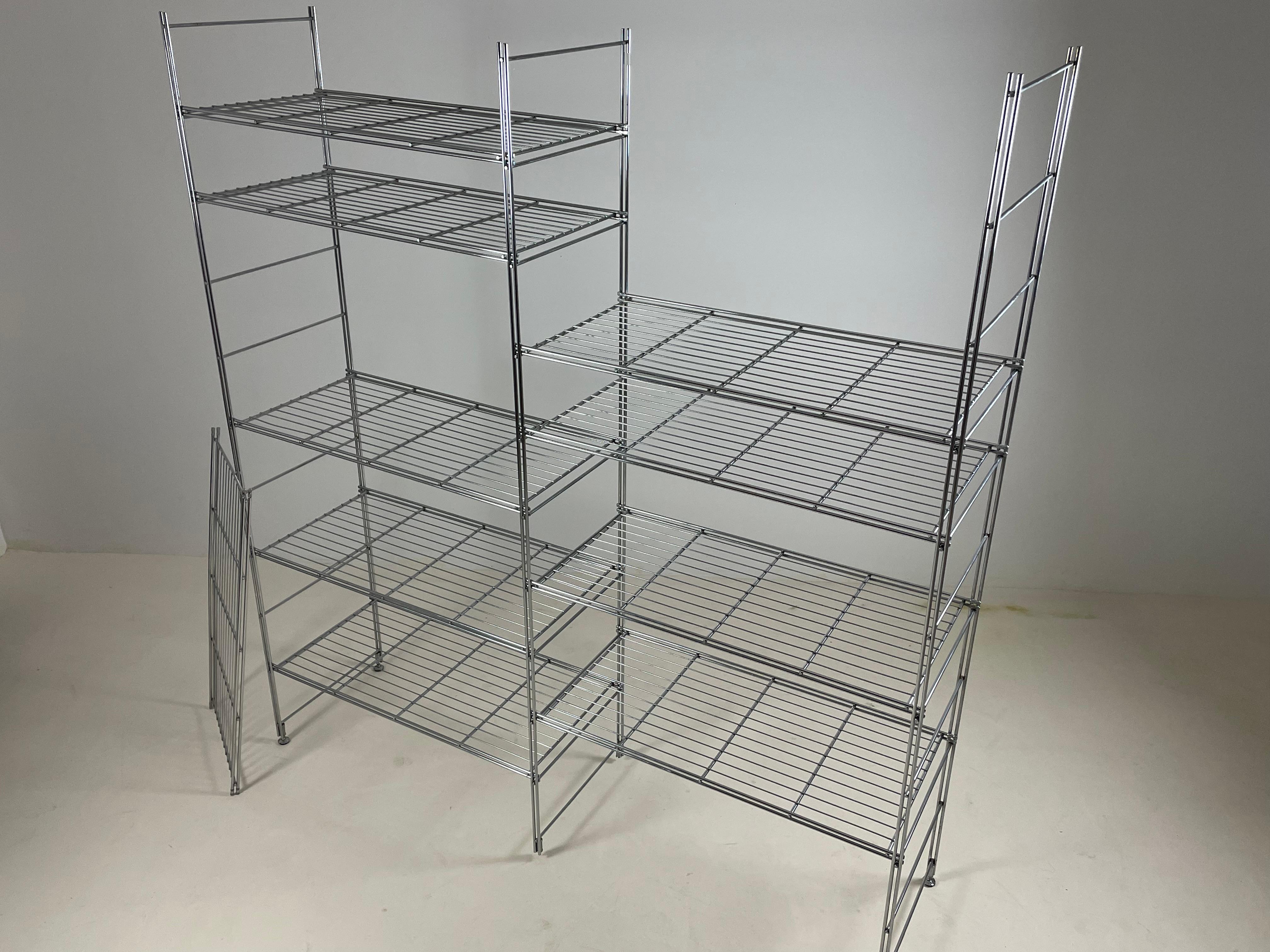 Scaffale modulare in metallo di Niels Gammelgaard, anni '80 in vendita 1