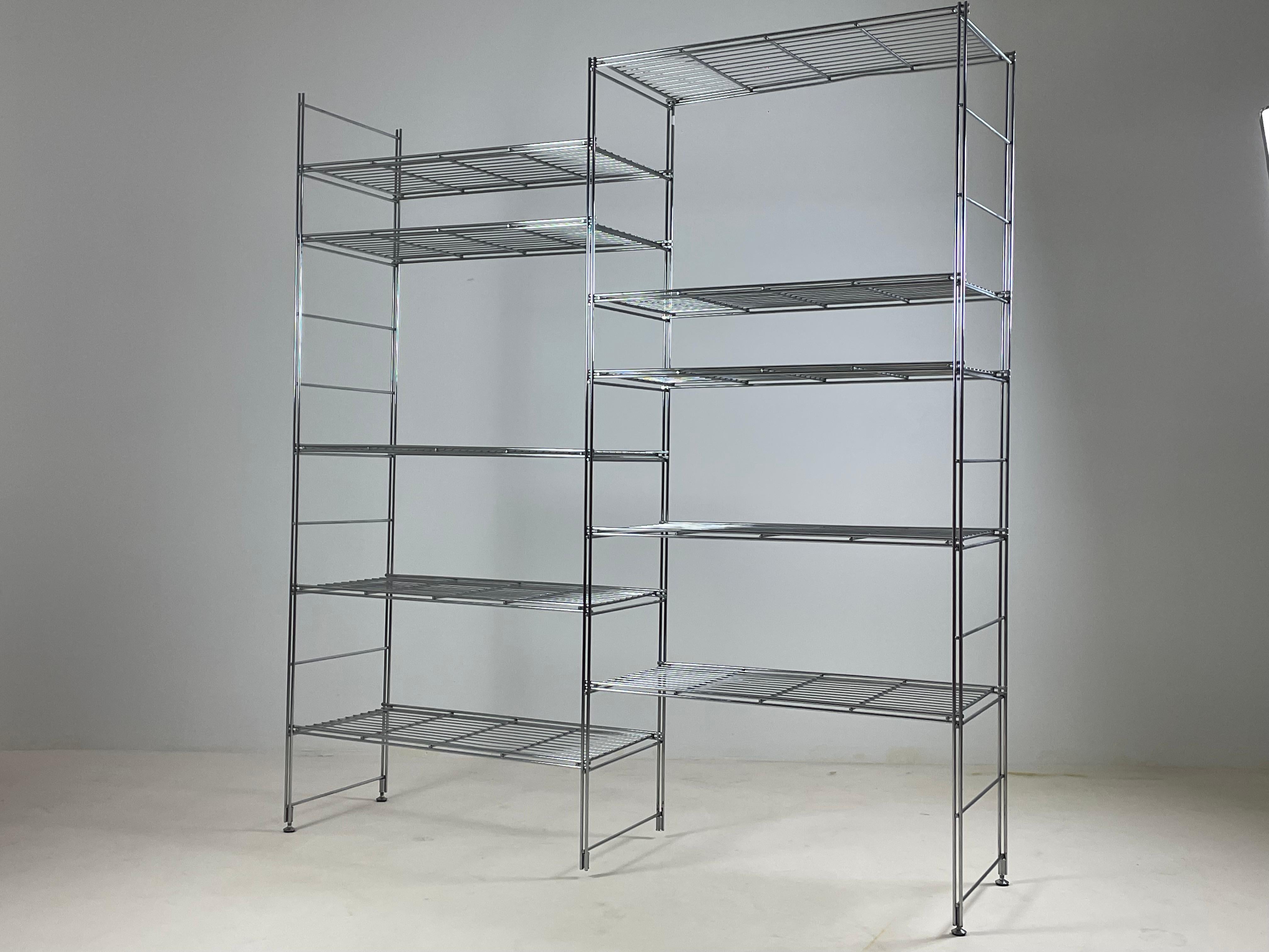 Scaffale modulare in metallo di Niels Gammelgaard, anni '80 in vendita 3
