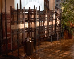 Modular Metal & Textile Room Divider for Salon of Art + Design by Costantini