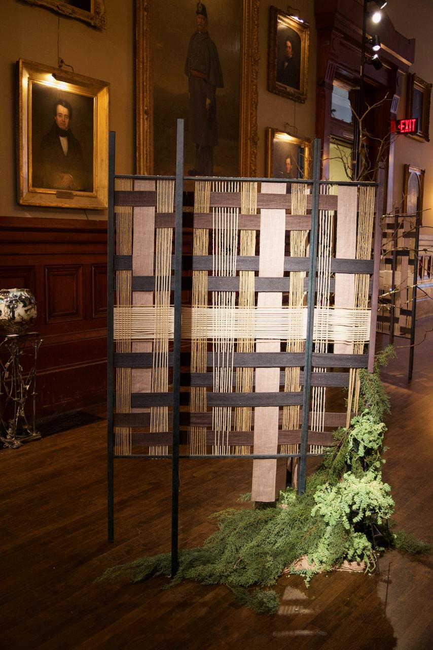 Divisorio modulare in metallo e tessuto da Salon of Art + Design di Costantini in vendita 4