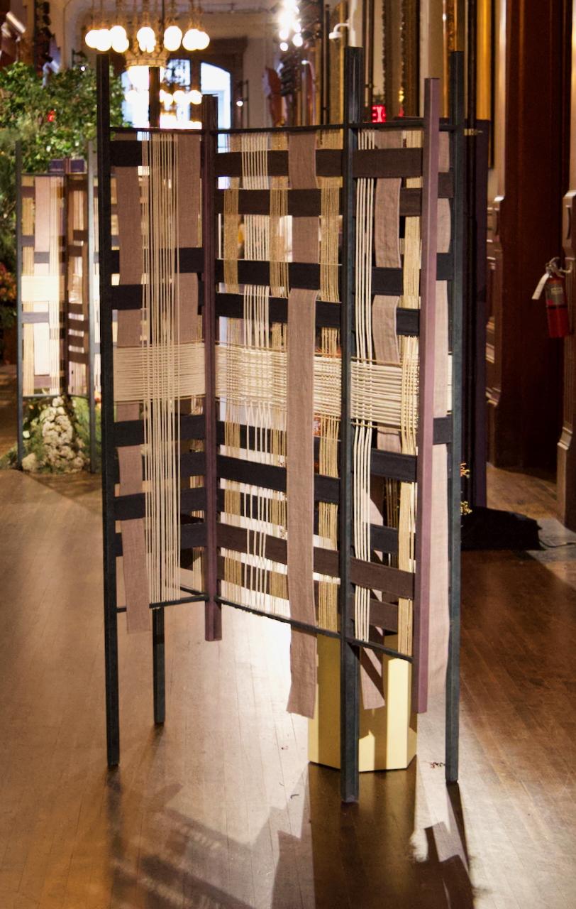 Moderno Divisorio modulare in metallo e tessuto da Salon of Art + Design di Costantini in vendita