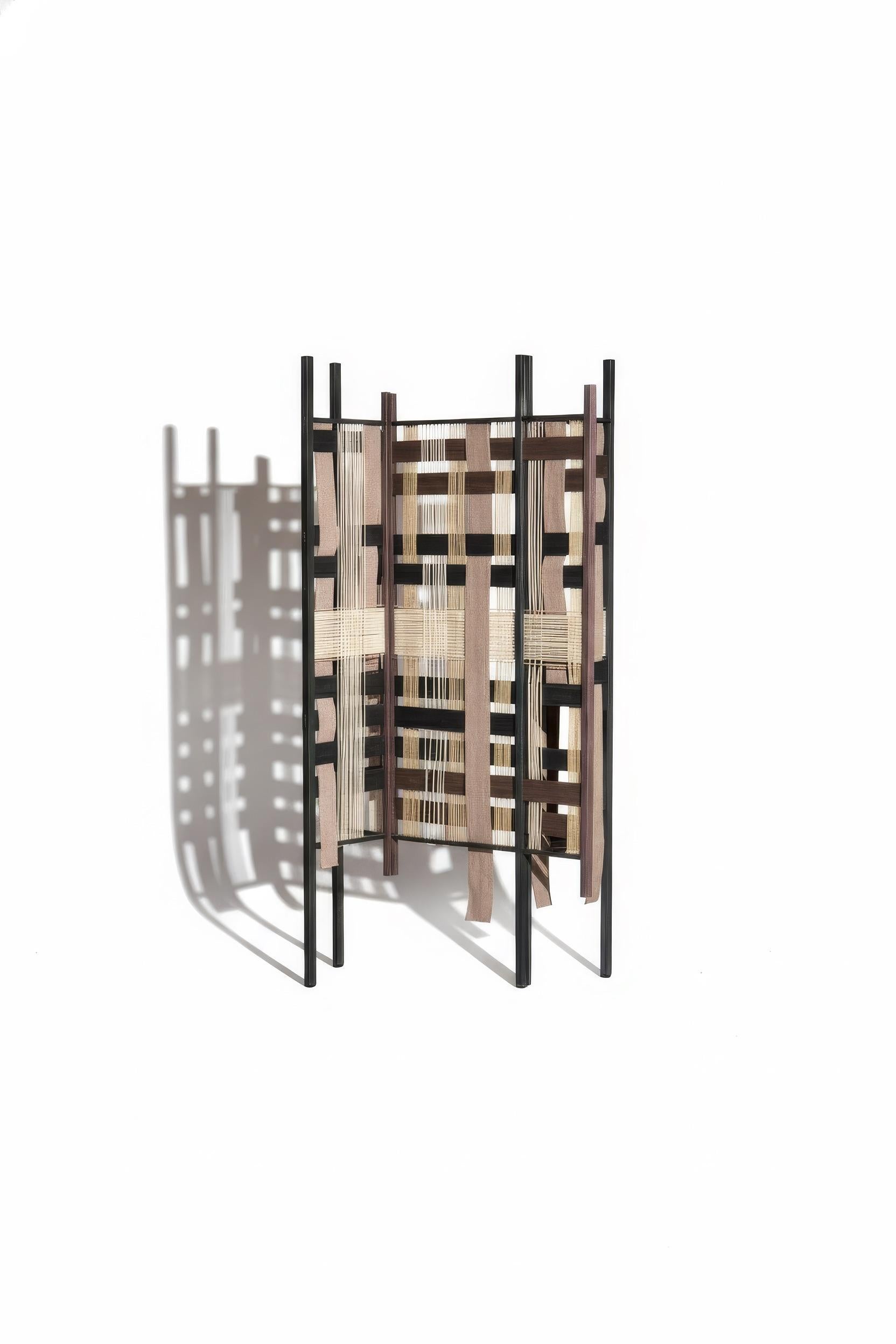 Argentino Divisorio modulare in metallo e tessuto da Salon of Art + Design di Costantini in vendita