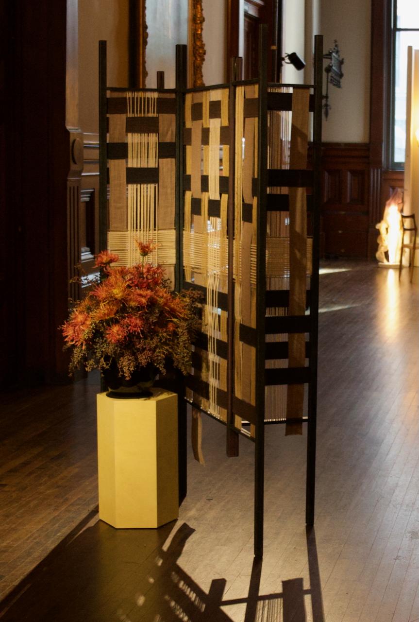 Divisorio modulare in metallo e tessuto da Salon of Art + Design di Costantini in vendita 1