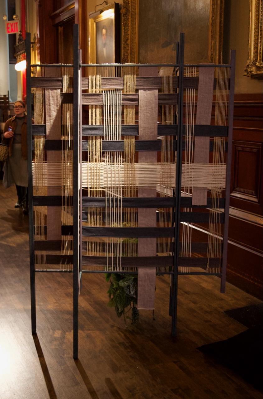 Divisorio modulare in metallo e tessuto da Salon of Art + Design di Costantini in vendita 2