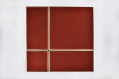 Modular "Mondrian" Brass and Glass Low Table, by P. Tendercool