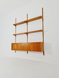 Modular Oak shelving system by Hansen & Guldborg Mobler, Denmark, 1960s