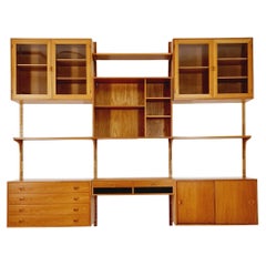 Modulares Regalsystem aus Eiche von Hansen & Guldborg Mobler, Dänemark, 1960er Jahre