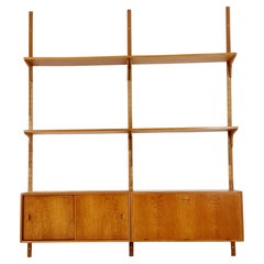 Modulares Regalsystem aus Eiche von Hansen & Guldborg Mobler, Dänemark, 1960er Jahre