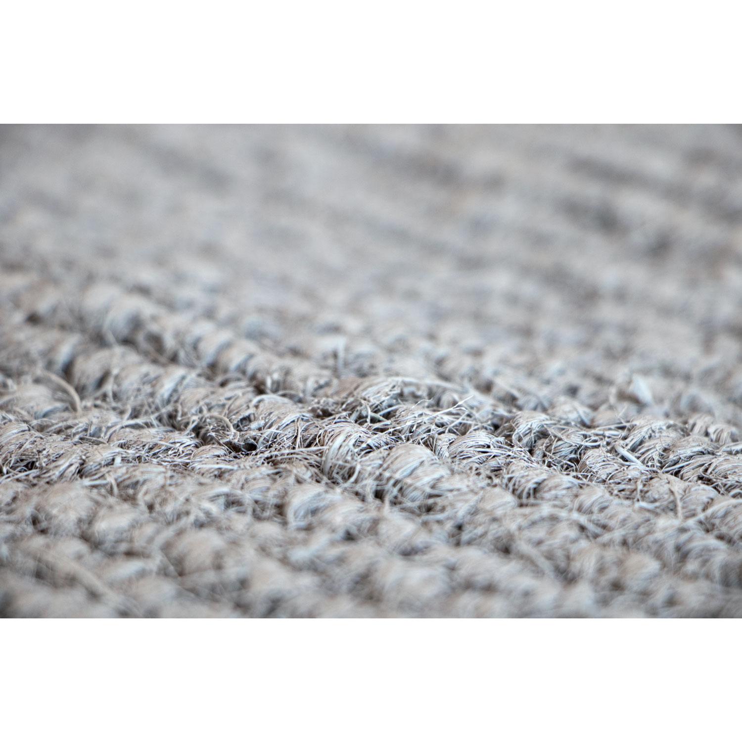 Hand-Woven Modular Outdoor Indoor Natural White Coconut Rug by Deanna Comellini 195x285 cm For Sale