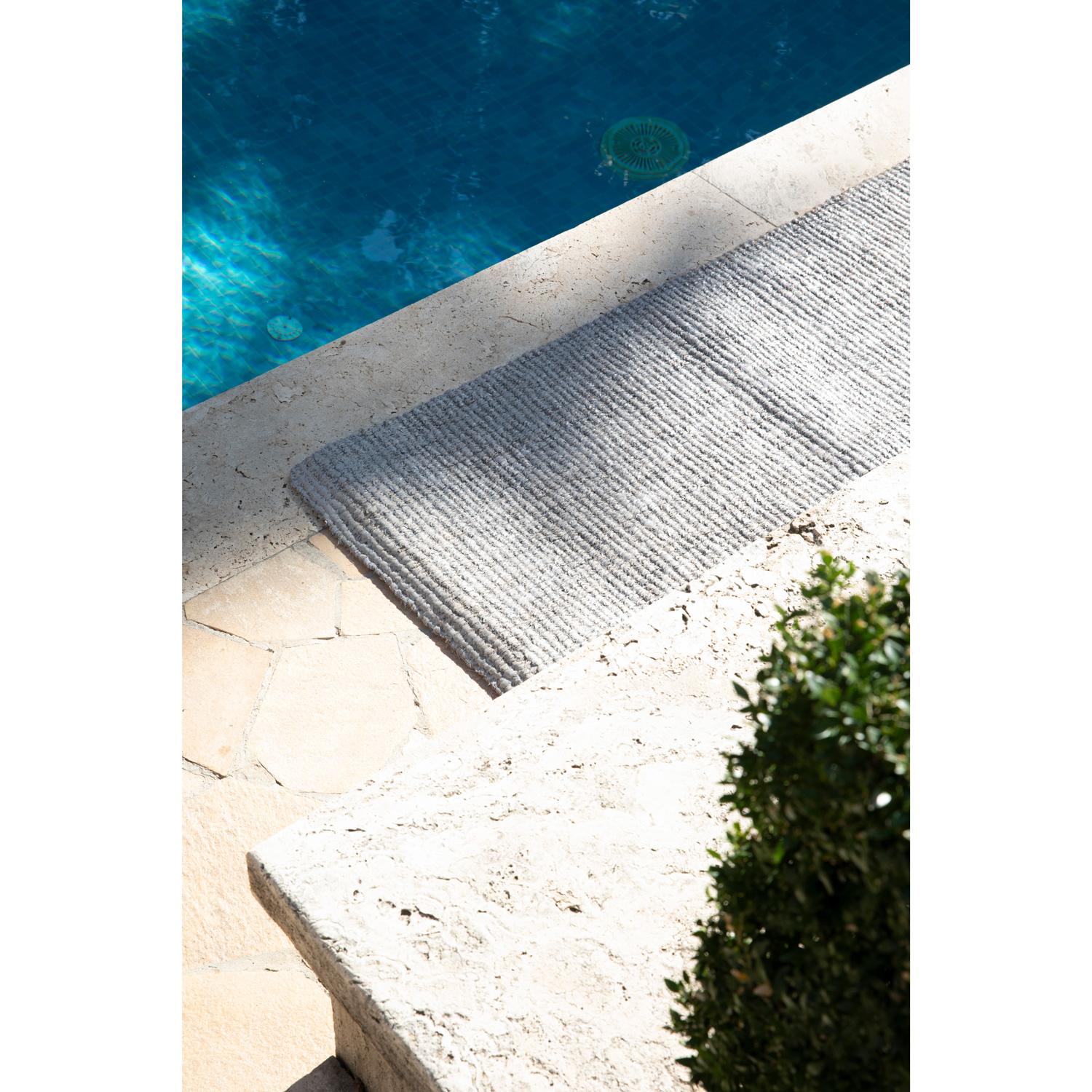 Modular Outdoor Indoor Natural White Coconut Rug by Deanna Comellini 195x285 cm In New Condition For Sale In Bologna, IT