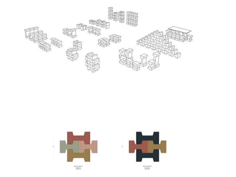 Modular Piece, RAILS 550, Wood 'Customizable' For Sale at 1stDibs