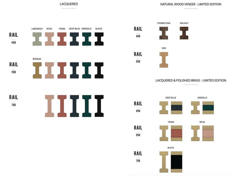 Modular Piece, RAILS 550, Wood 'Customizable' For Sale at 1stDibs