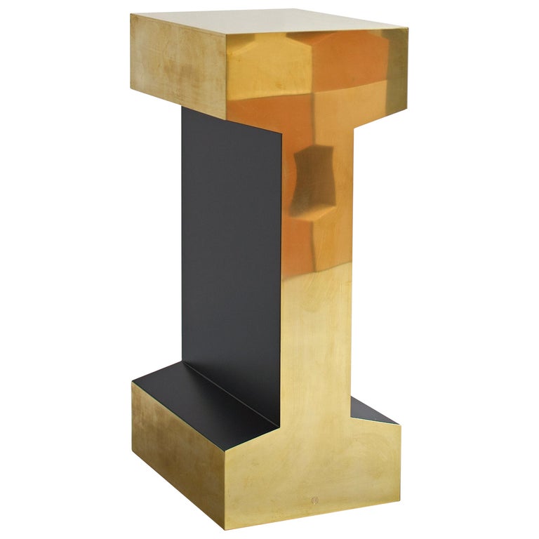 Modular Piece, RAILS 750, Lacquer Black, Brass 'Customizable' For Sale ...