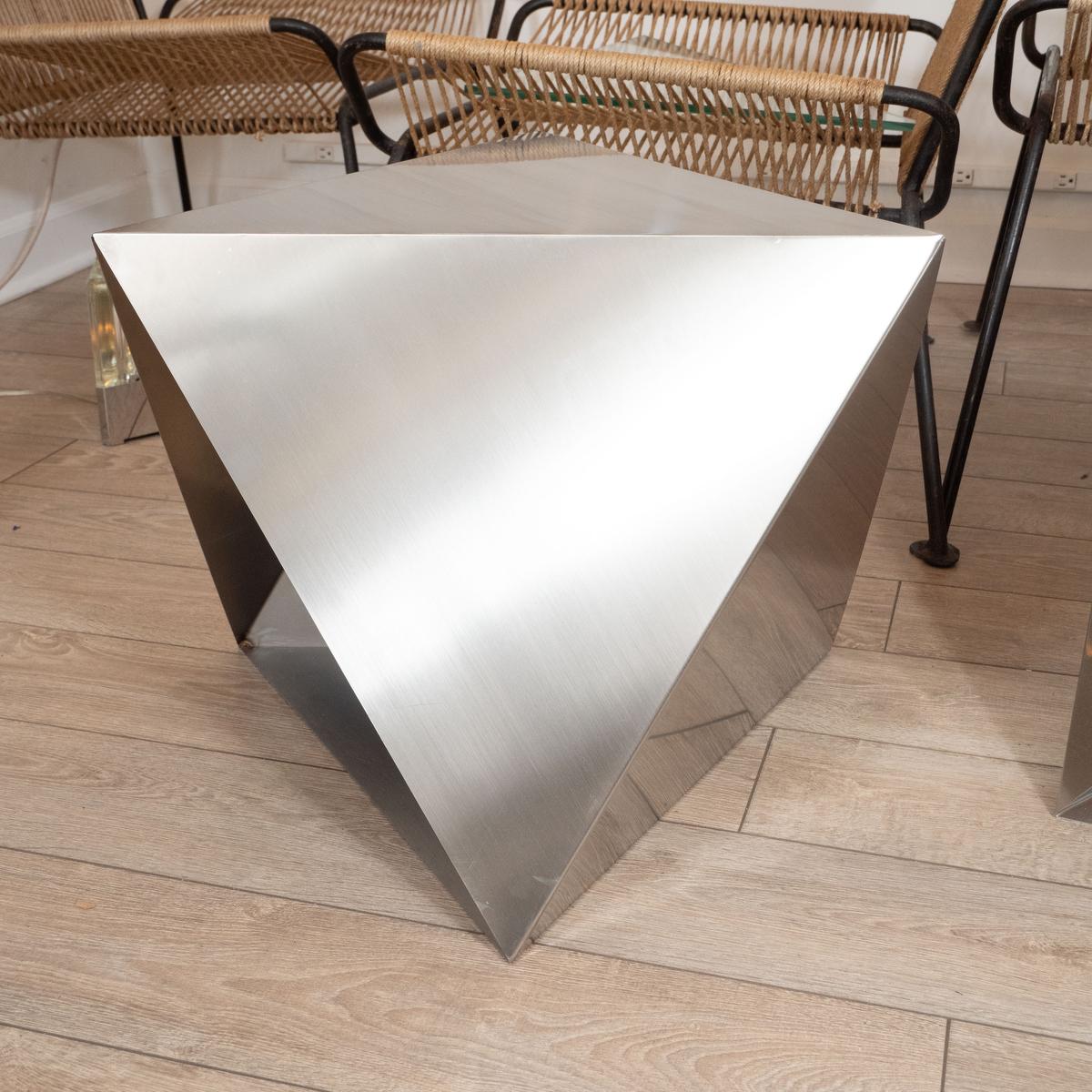 Modern Modular Polyhedron Side Tables For Sale