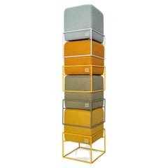 Puf modular "Cubo" - Taburetes apilables de Lagu (4 uds.)