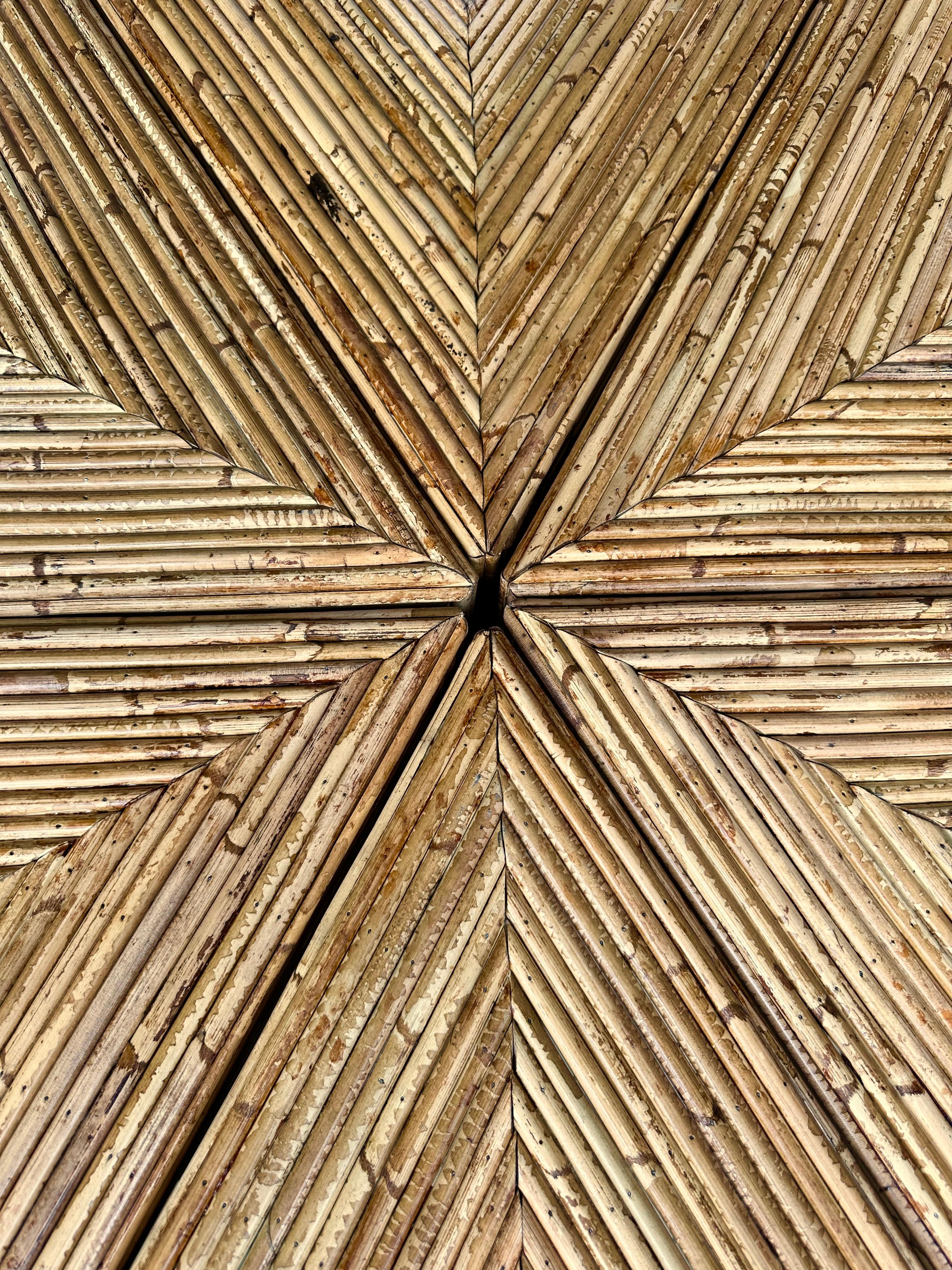 Fin du 20e siècle Tables modulaires en rotin de Vivai Del Sud. Italie, 1970 en vente