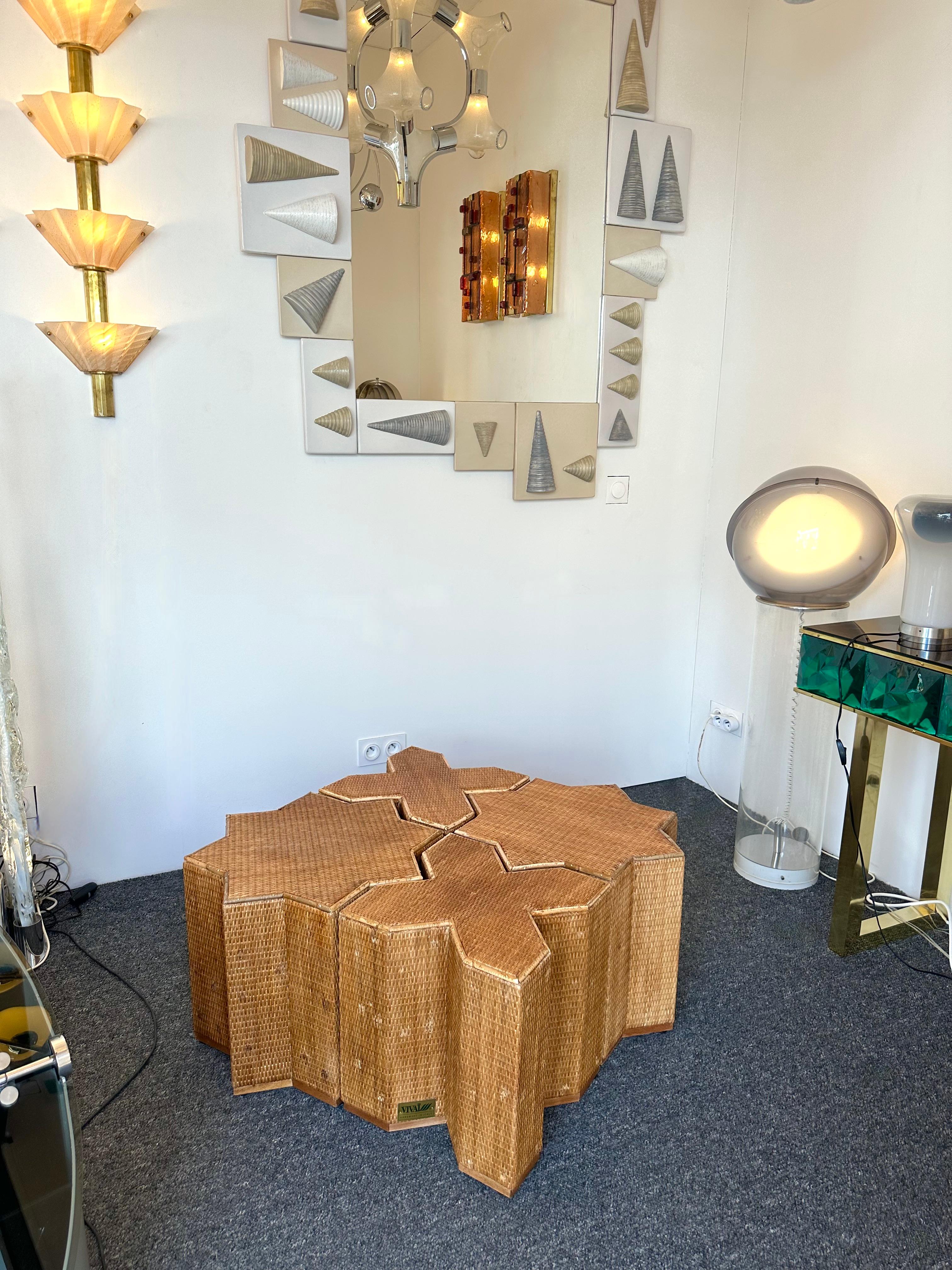Modular Rattan Tables 