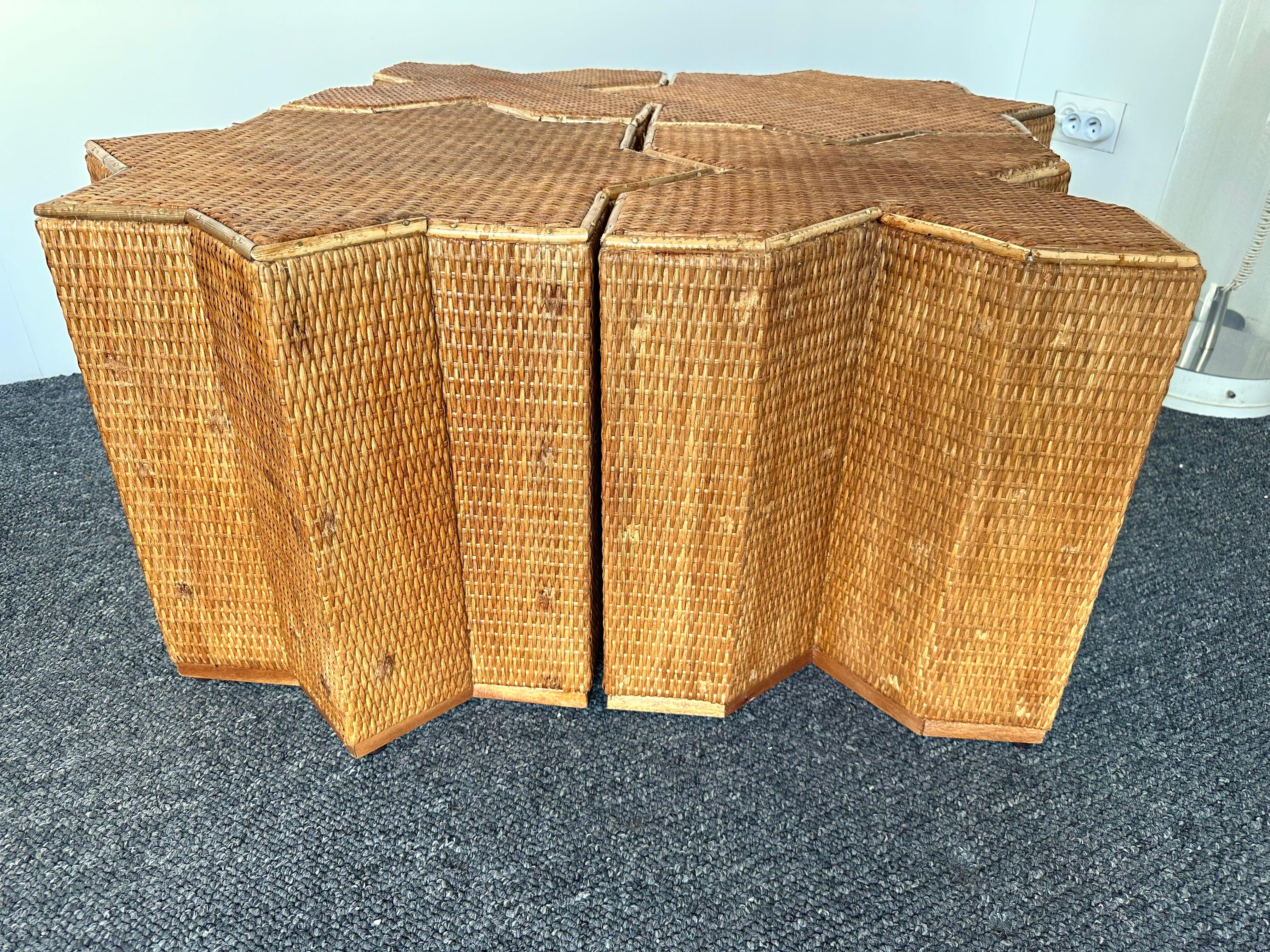 Modular Rattan Tables 