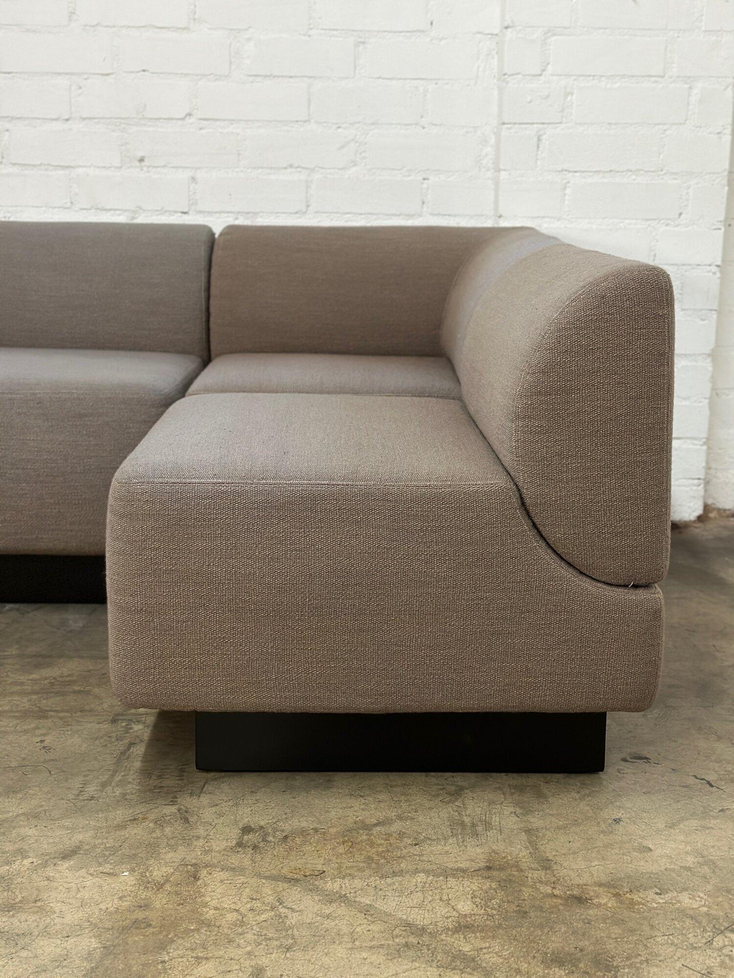 Fabric Modular seating by Harvey Probber For Sale