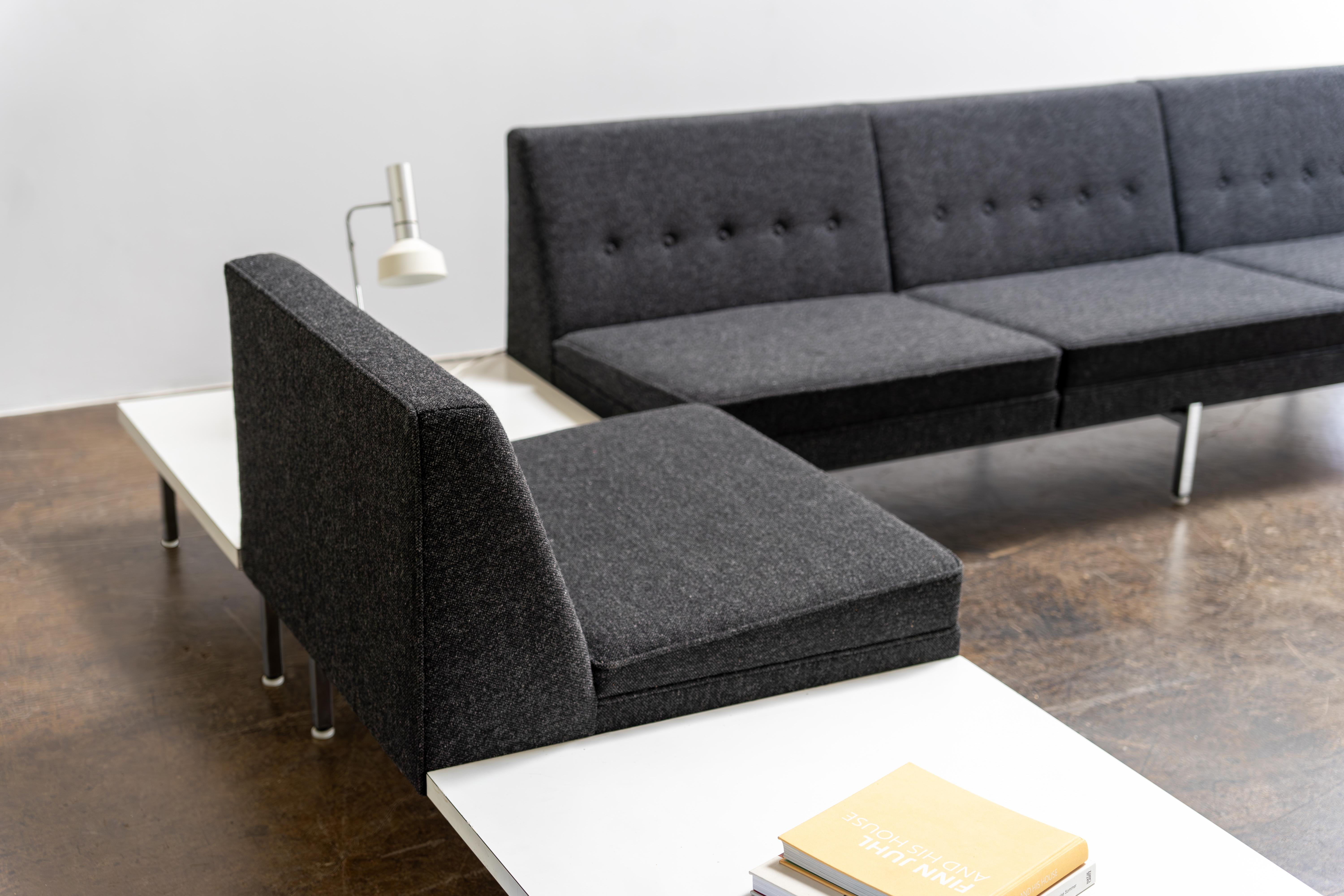 Groupe de sièges modernes de George Nelson Herman Miller, milieu du siècle, années 1960 en vente 8