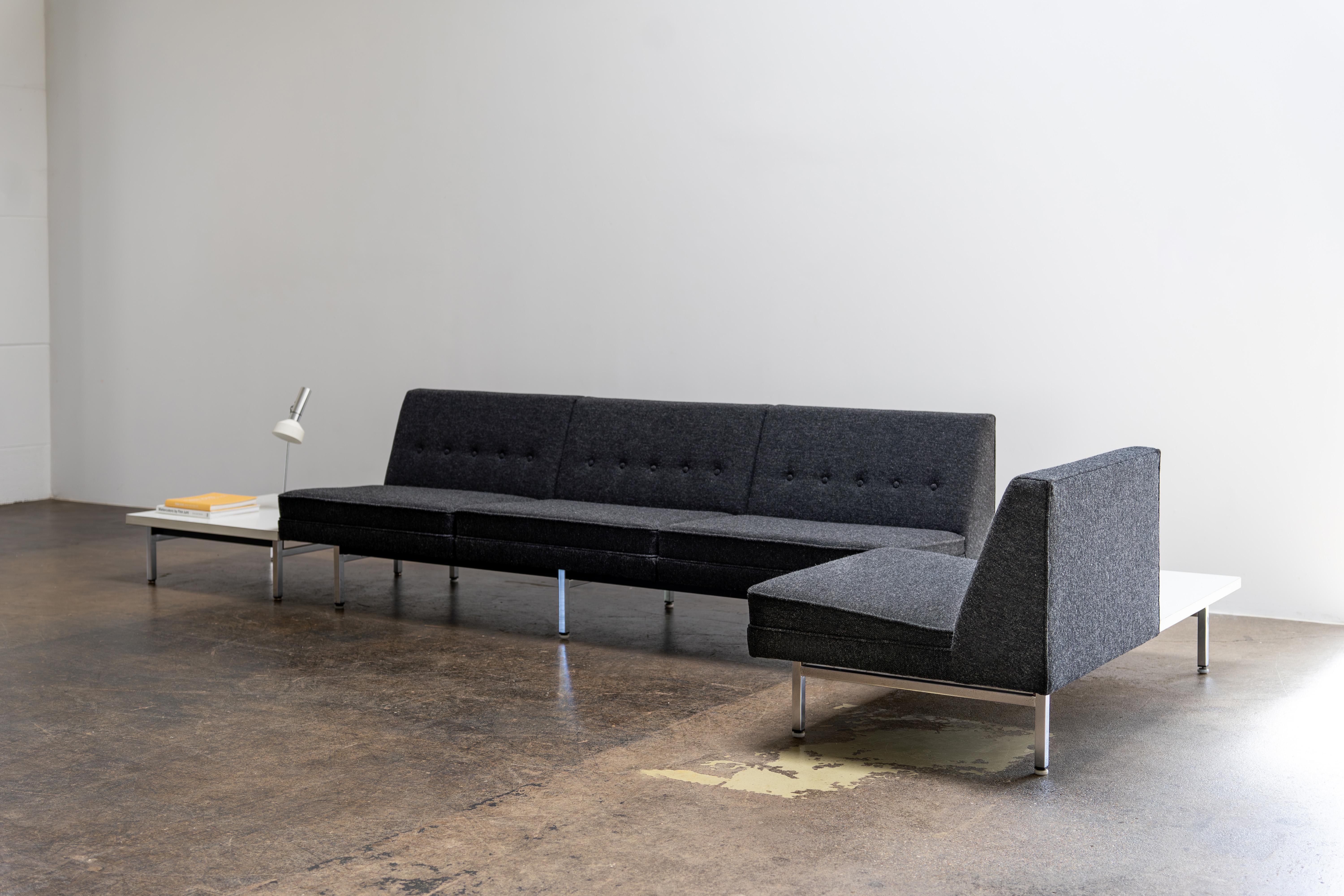 Groupe de sièges modernes de George Nelson Herman Miller, milieu du siècle, années 1960 en vente 10
