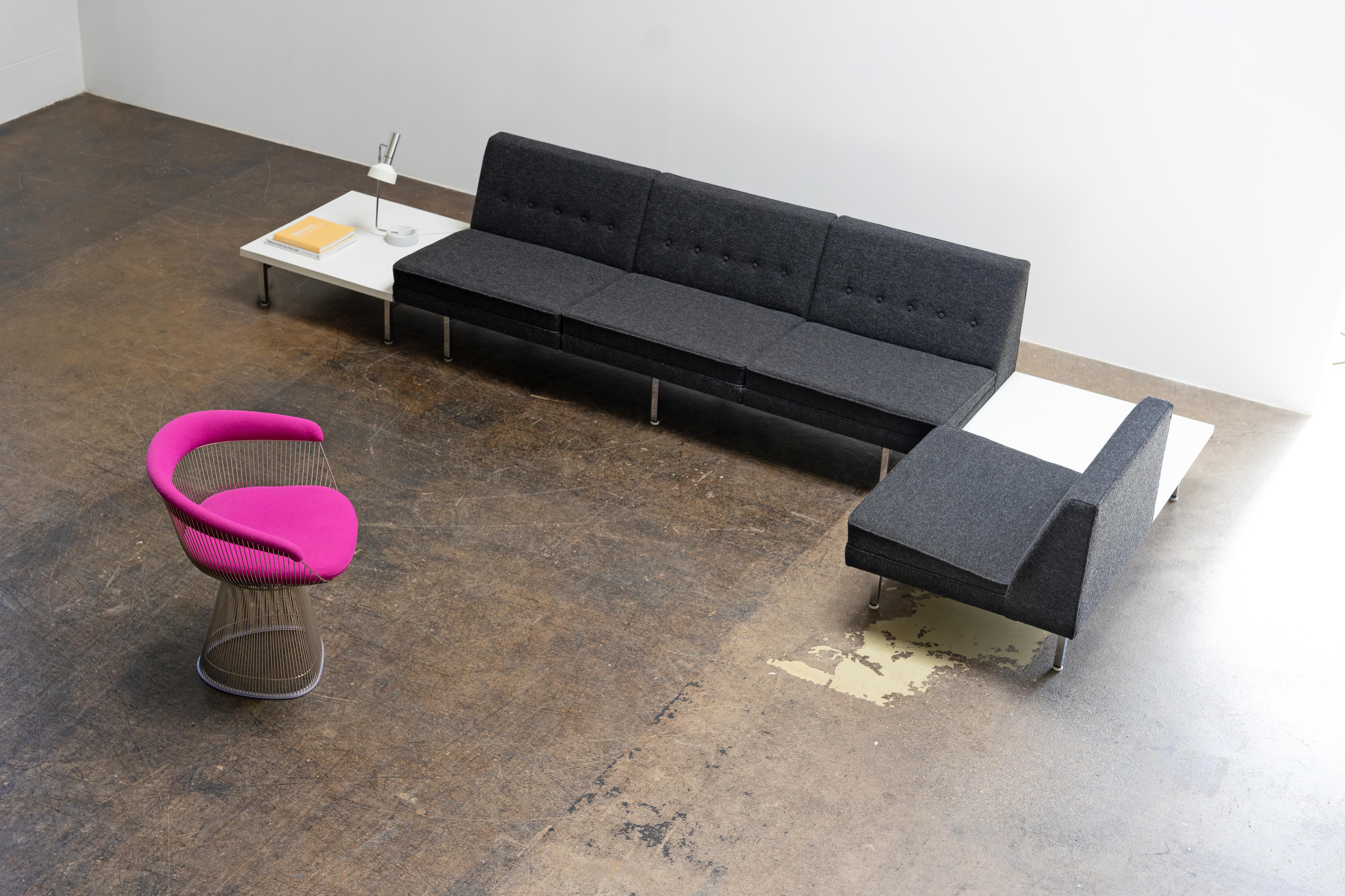 Mid-Century Modern Groupe de sièges modernes de George Nelson Herman Miller, milieu du siècle, années 1960 en vente