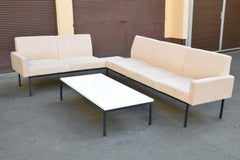 Modular Seating Group from Thonet, 1960s, Seating Elements, Lobby Sofa Beige